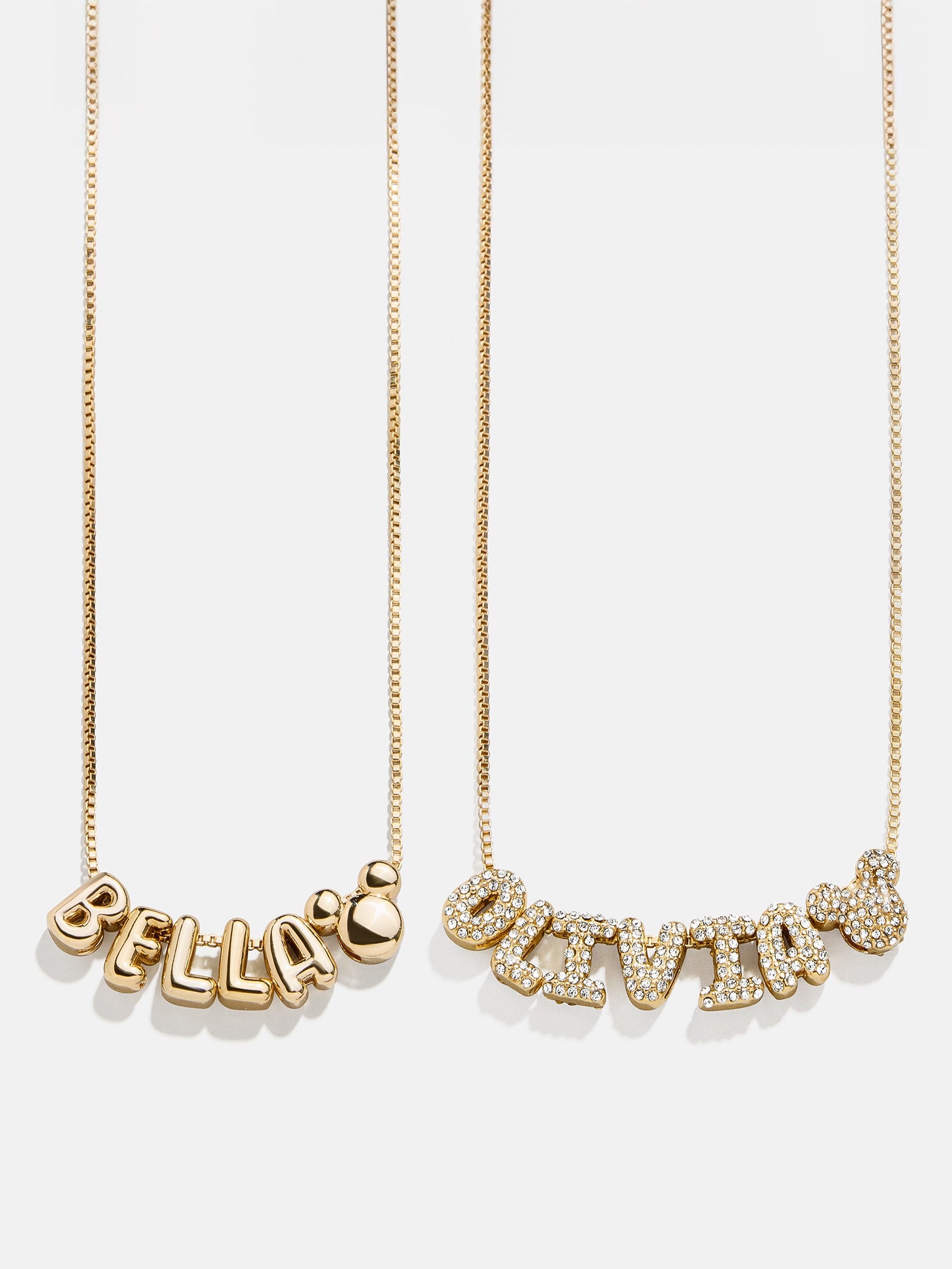 Disney Bubble Letter Custom Necklace