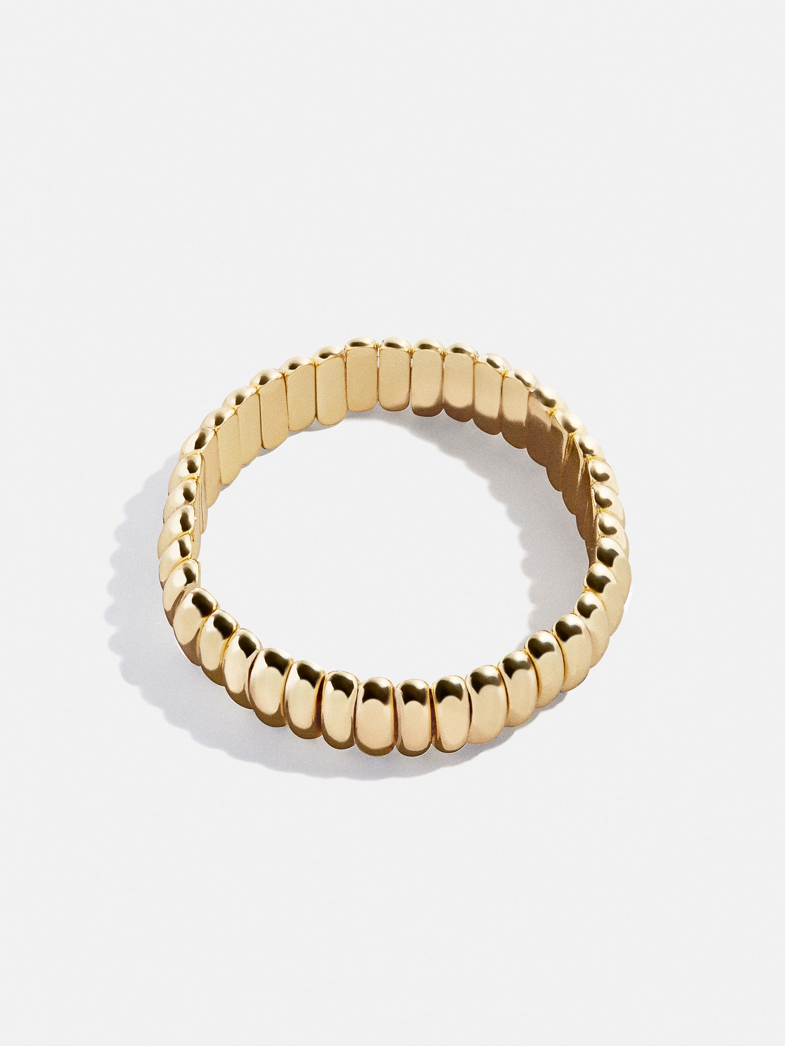 Keira Ribbed Bracelet - Gold - Image 4