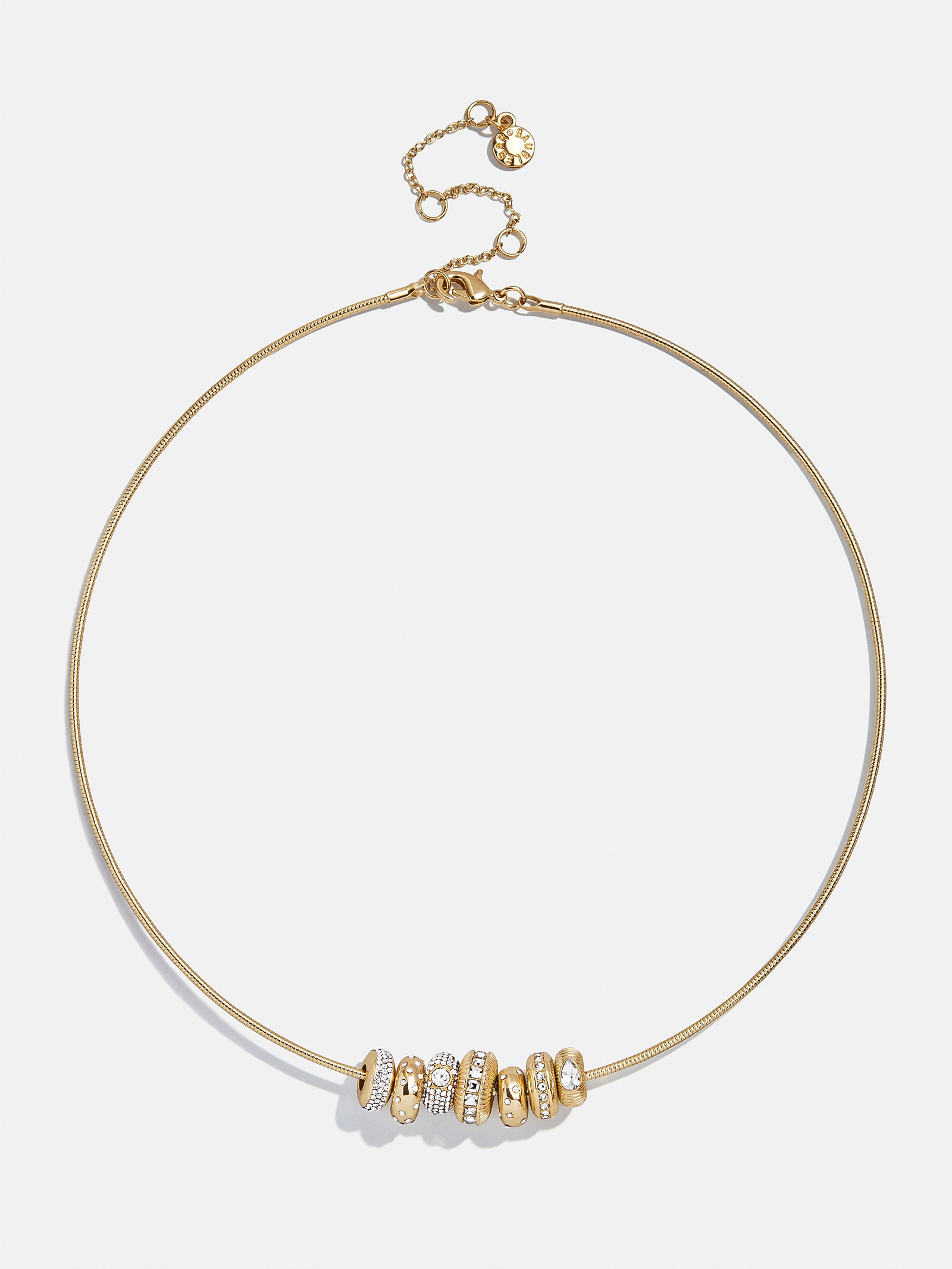 Bridget Charm Necklace - Gold/Pav??