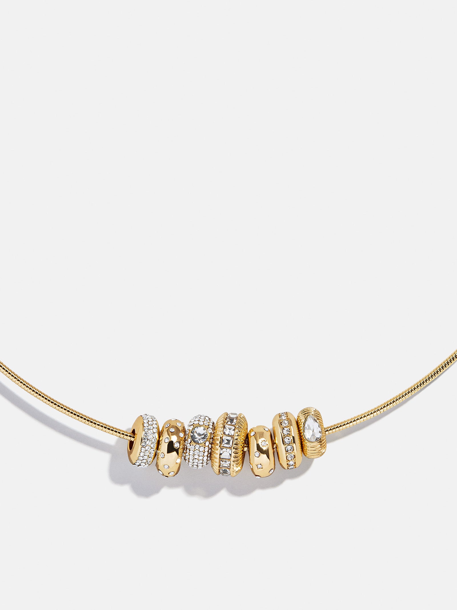 Bridget Charm Necklace - Gold/Pav?? - Image 3