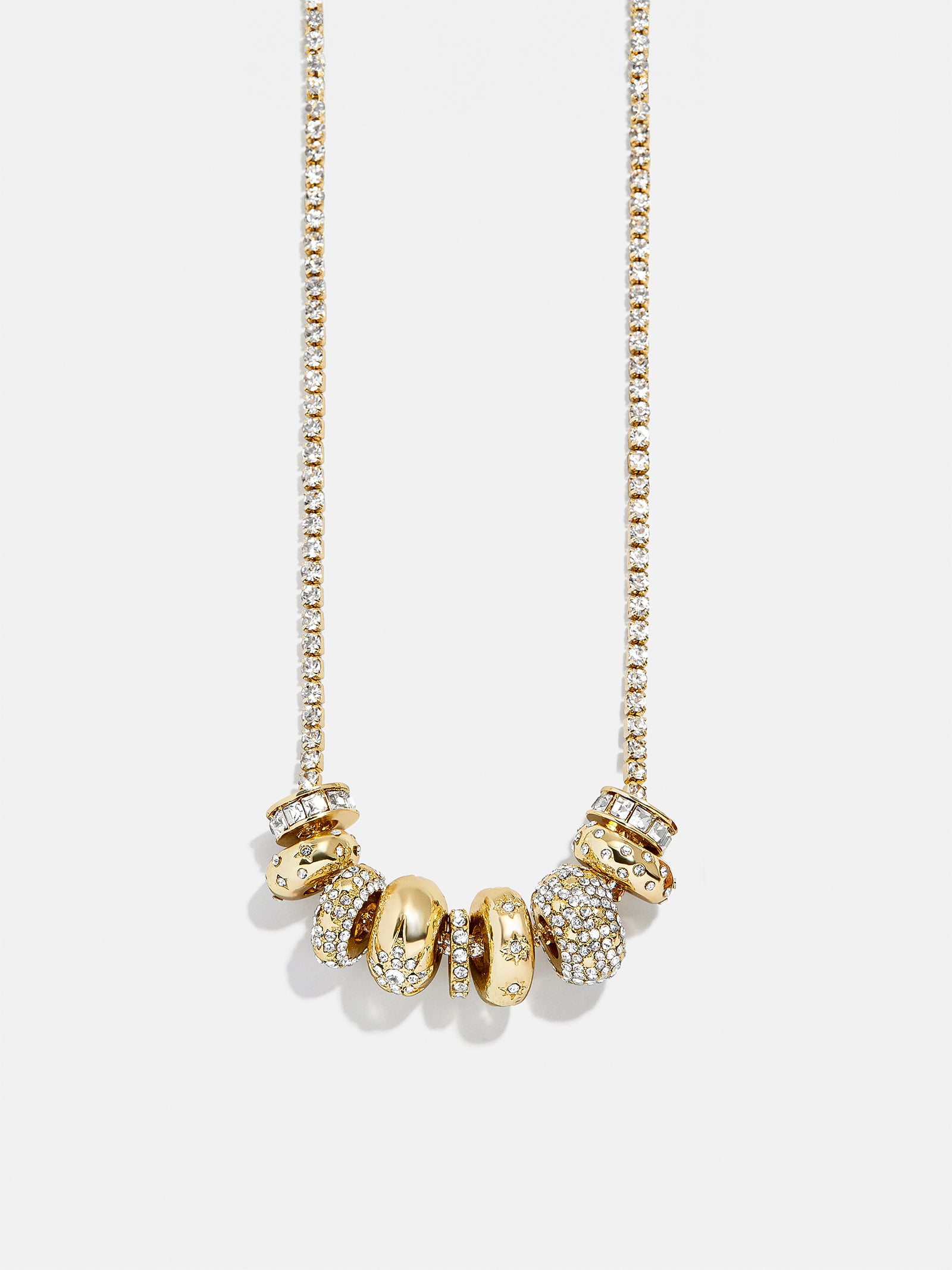 Danica Celestial Charm Necklace - Gold/Pav??