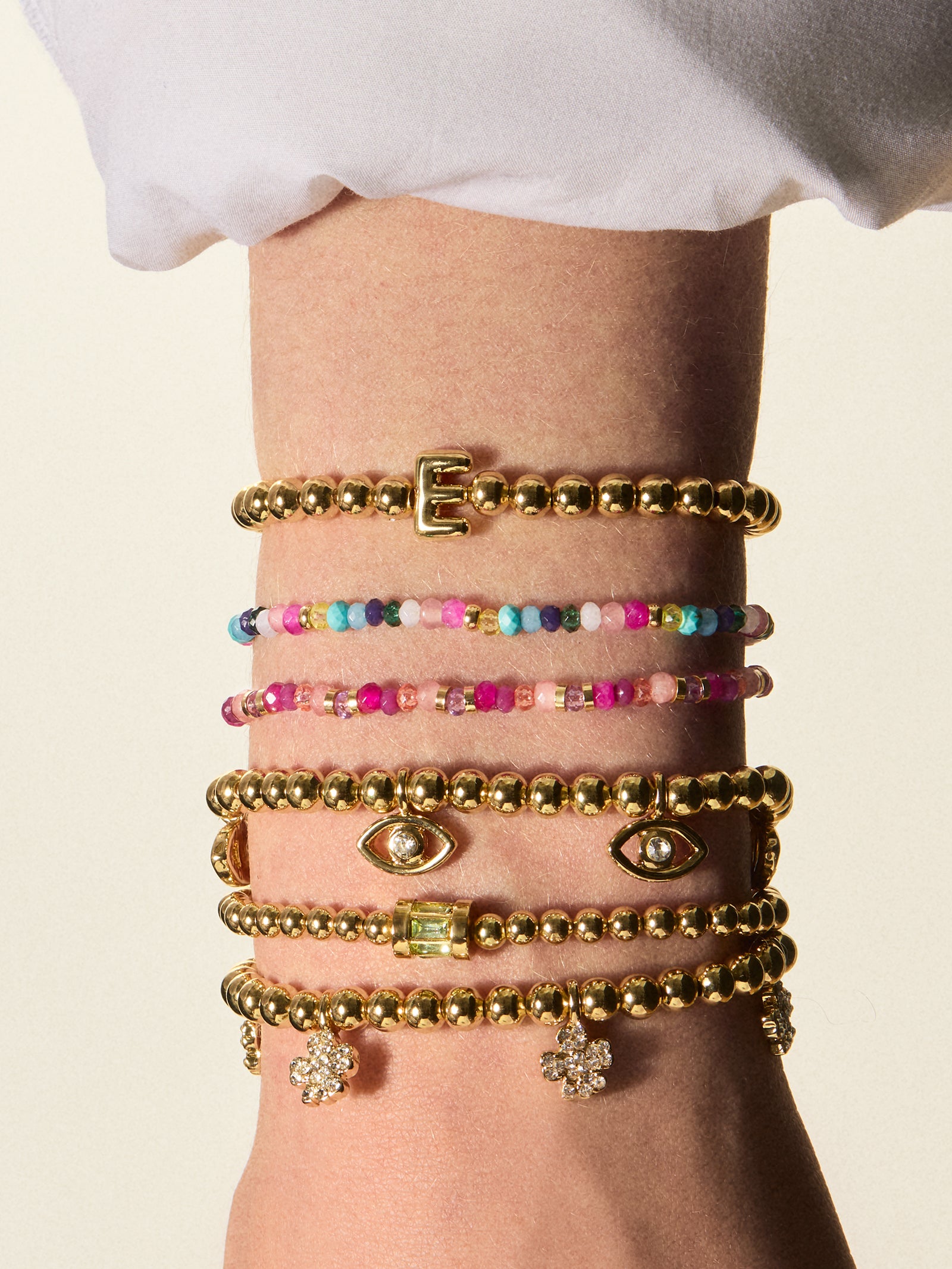 Tatum Birthstone Bracelet - Aquamarine - Image 3