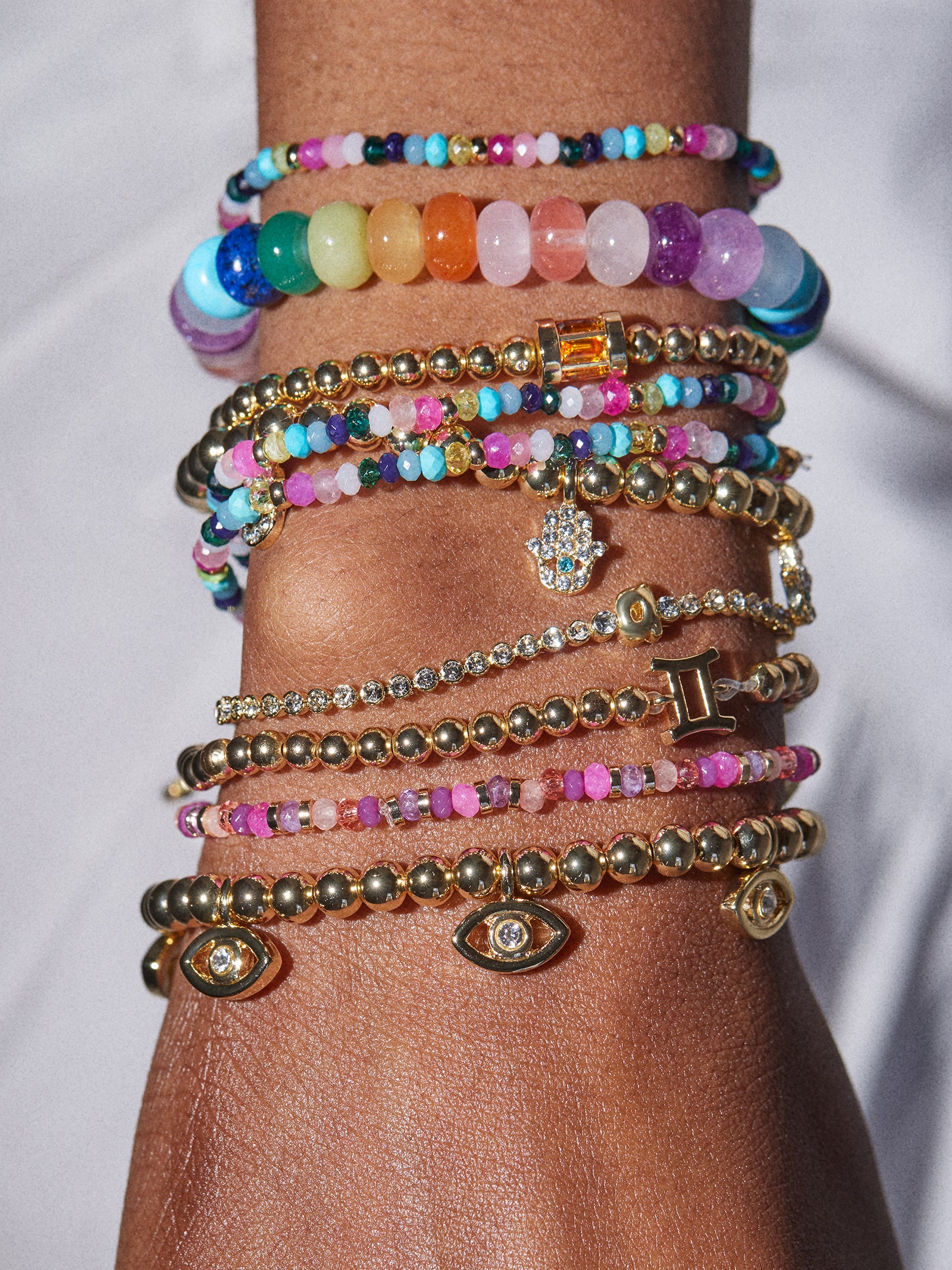 Tatum Birthstone Bracelet - Light Amethyst - Image 3