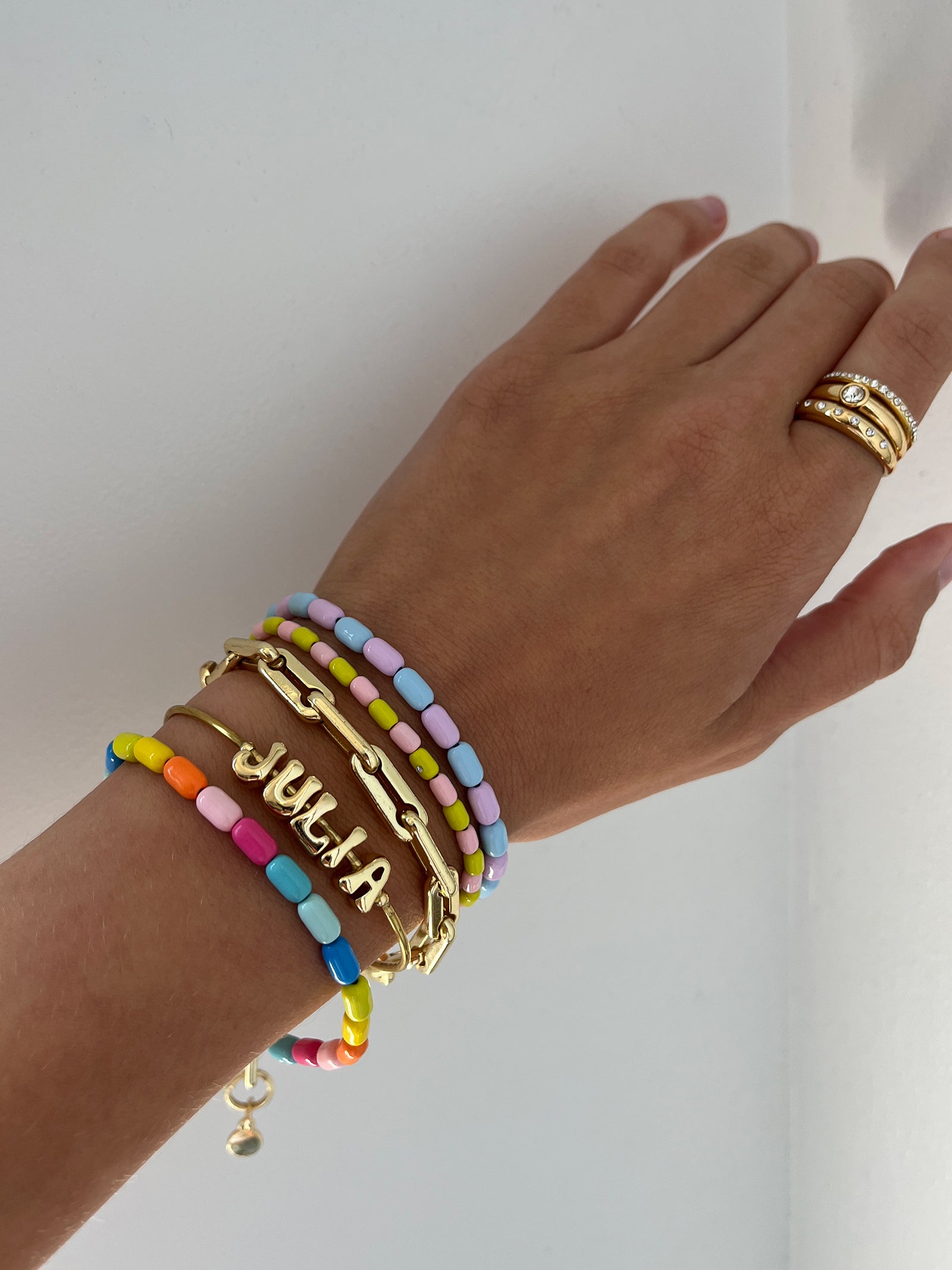 Bright Idea Enamel Beaded Bracelet Bundle - Multi - Image 2