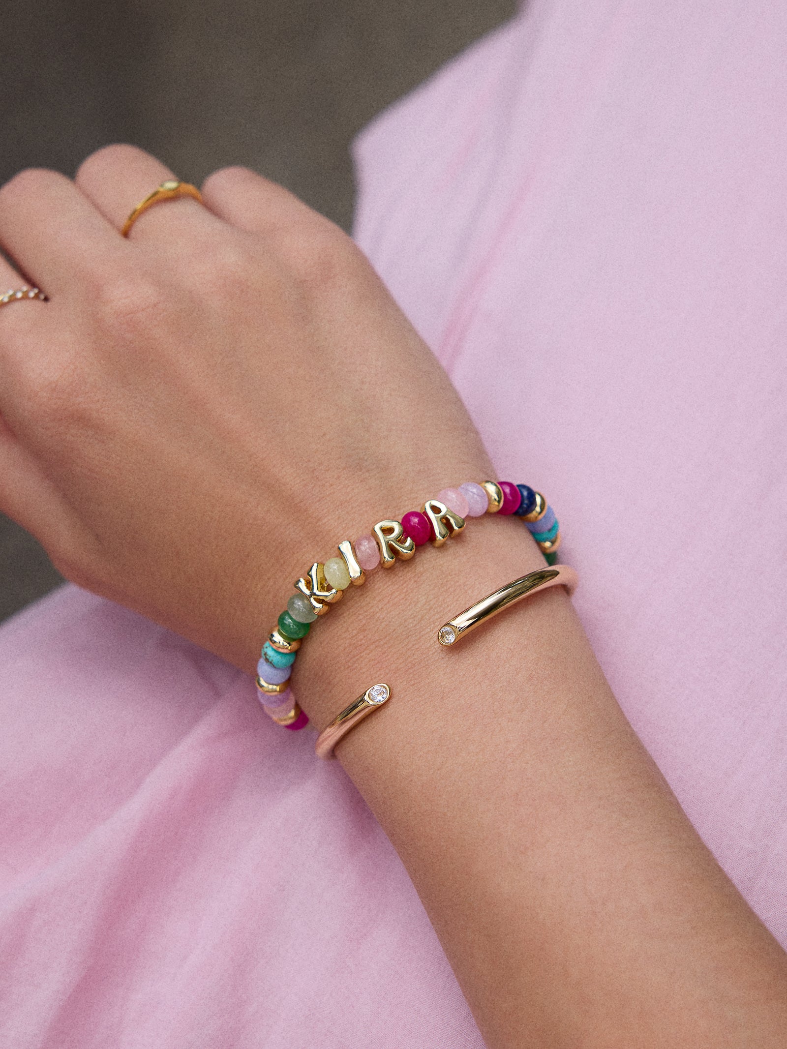 Semi-Precious Bubble Custom Bracelet - Semi-Precious Bubble - Image 2
