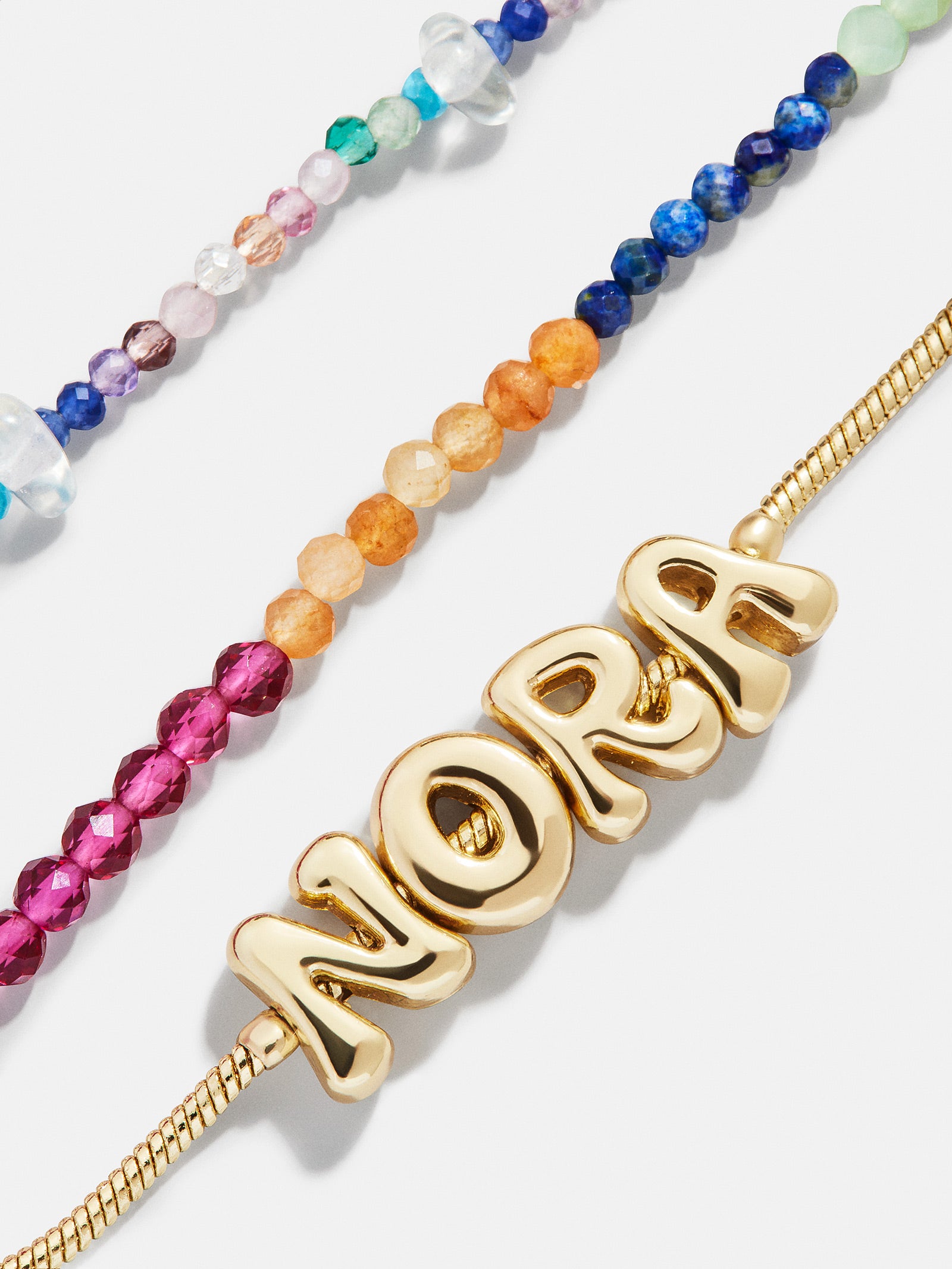 Rowan Semi-Precious Custom Layered Bracelet - Santorini - Image 3