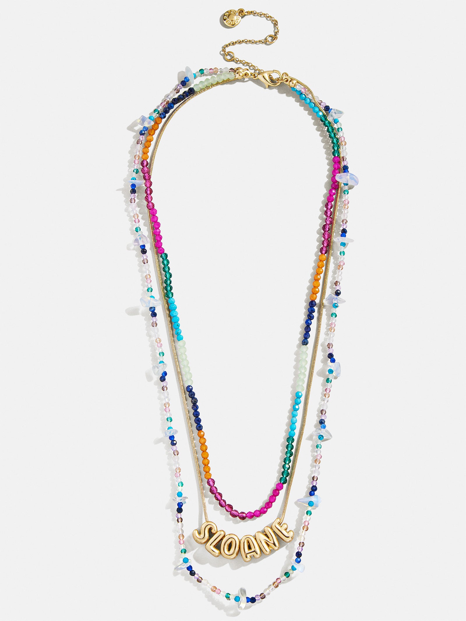 Rowan Semi-Precious Custom Layered Necklace - Santorini - Image 5