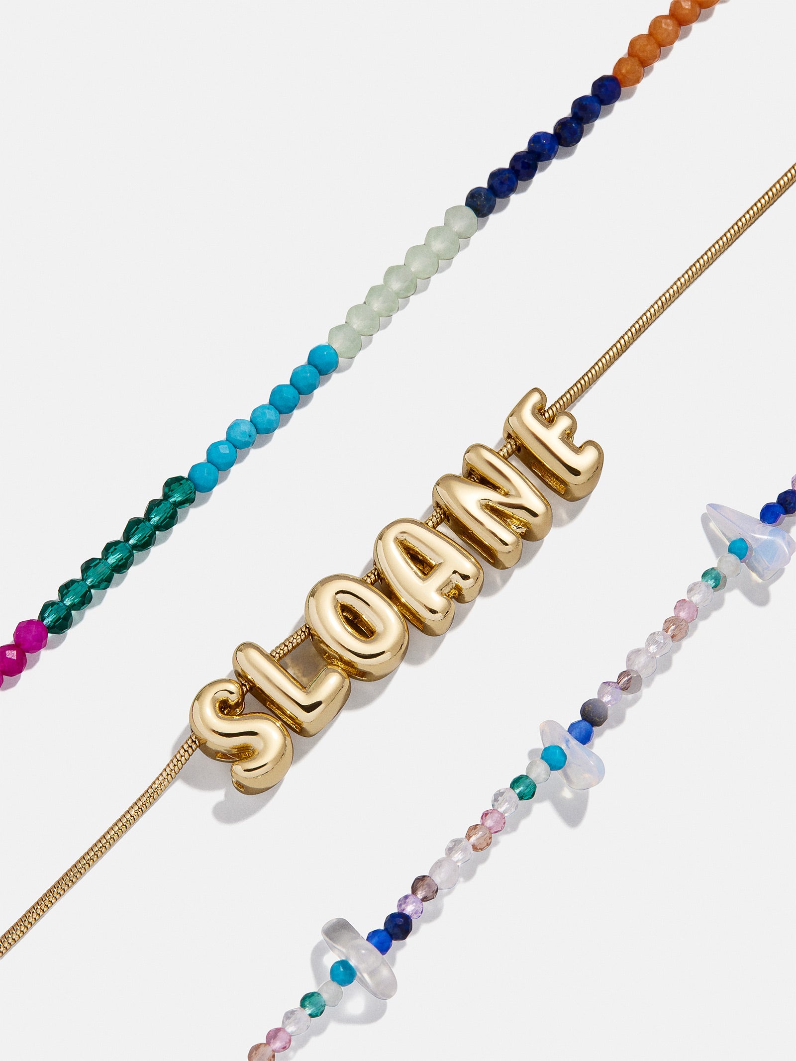 Rowan Semi-Precious Custom Layered Necklace - Santorini - Image 3