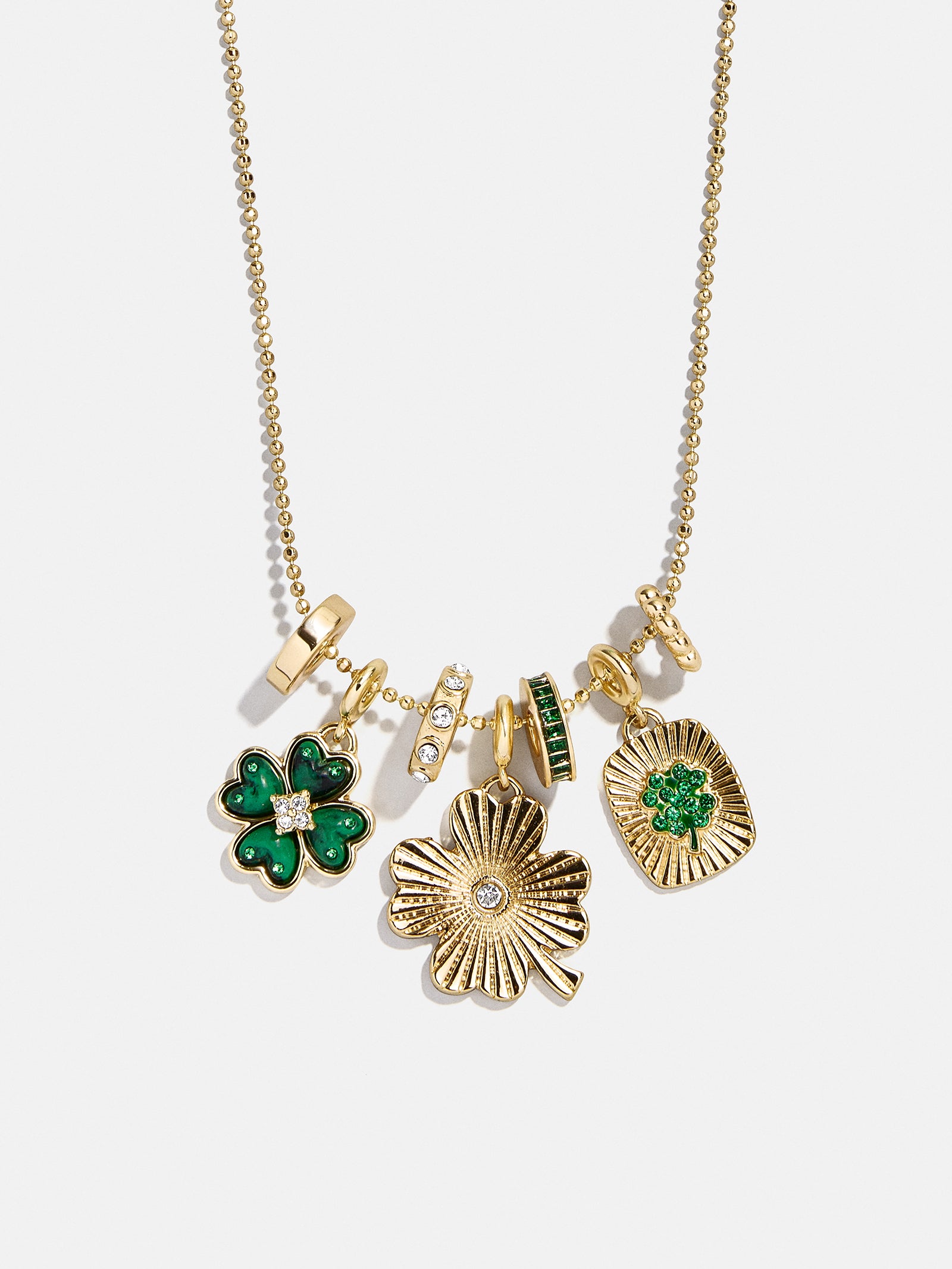 Lucky Clover Charm Necklace - Clover