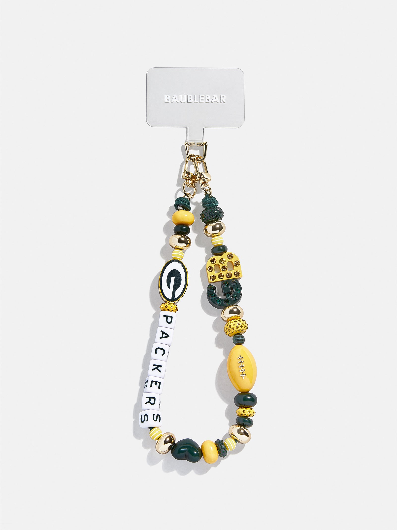 NFL Beaded Phone Charm - Green Bay Packers - Image 3