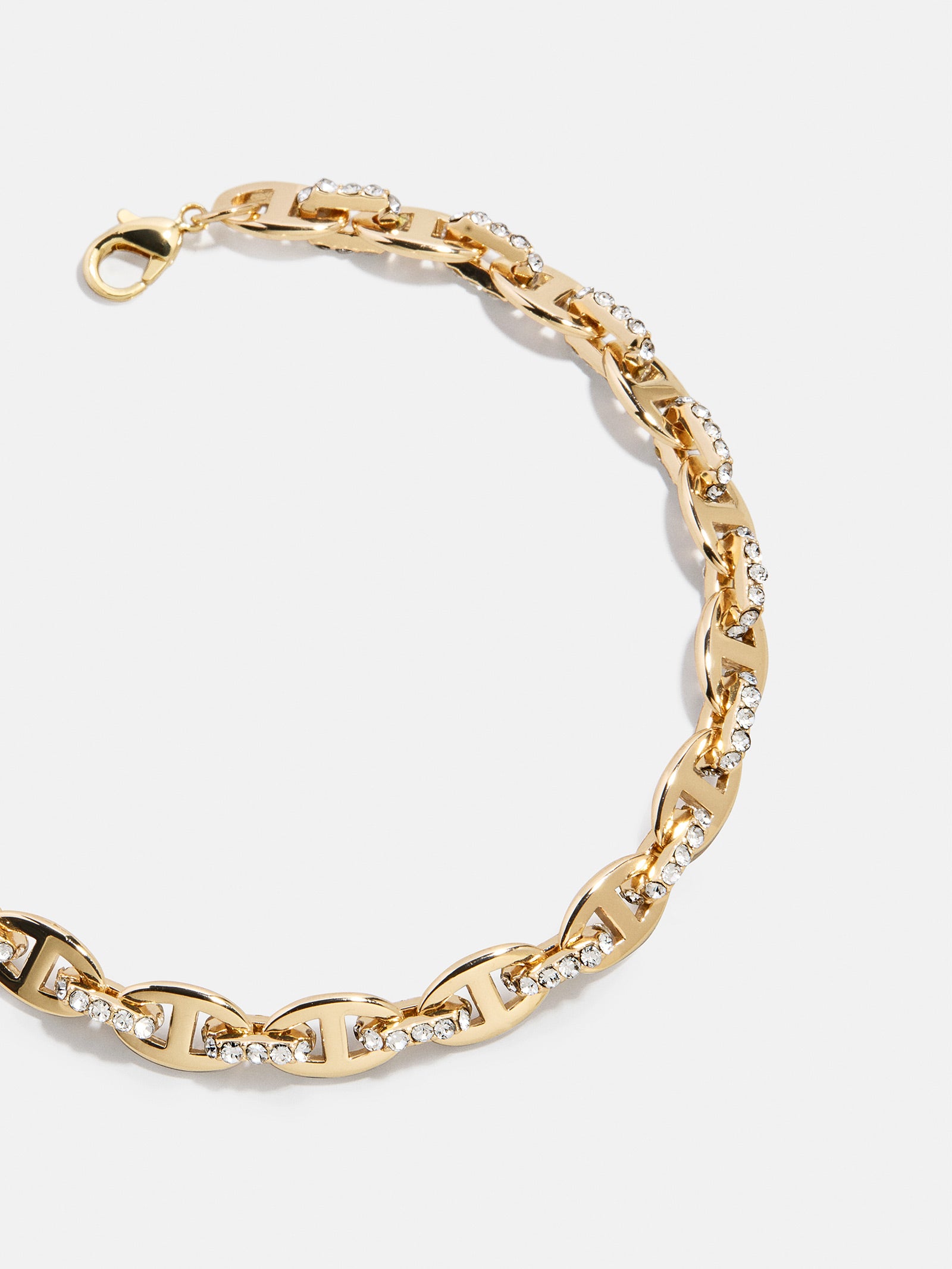 Thalia Mariner Chain Bracelet - Gold/Pav??