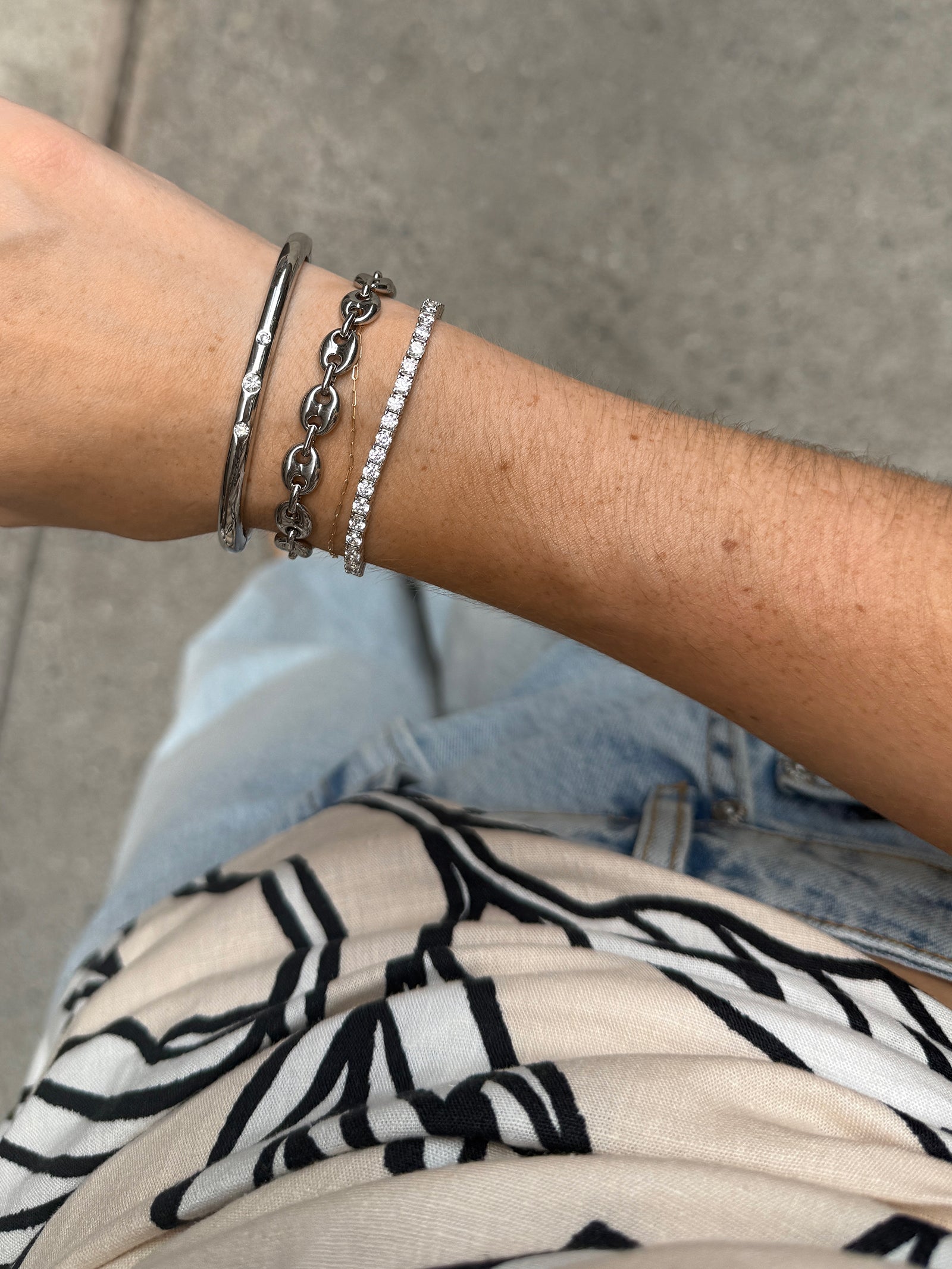 Thalia Silver Bracelet - Silver - Image 2