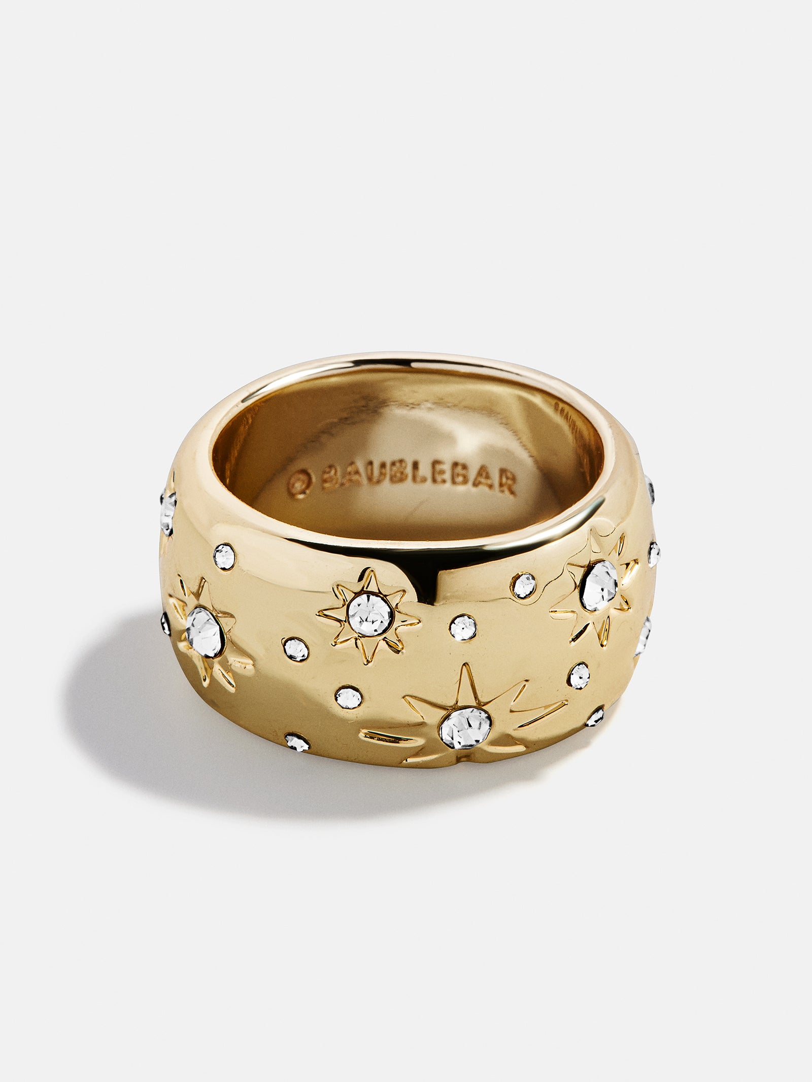 Lyra Celestial Bubble Ring - Gold/Pav??