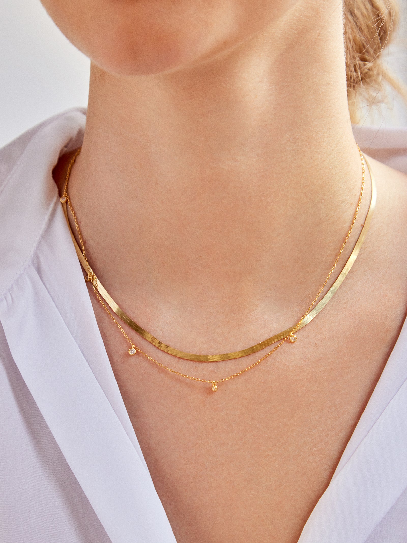 Mini Gia 14K Gold Necklace - Image 2