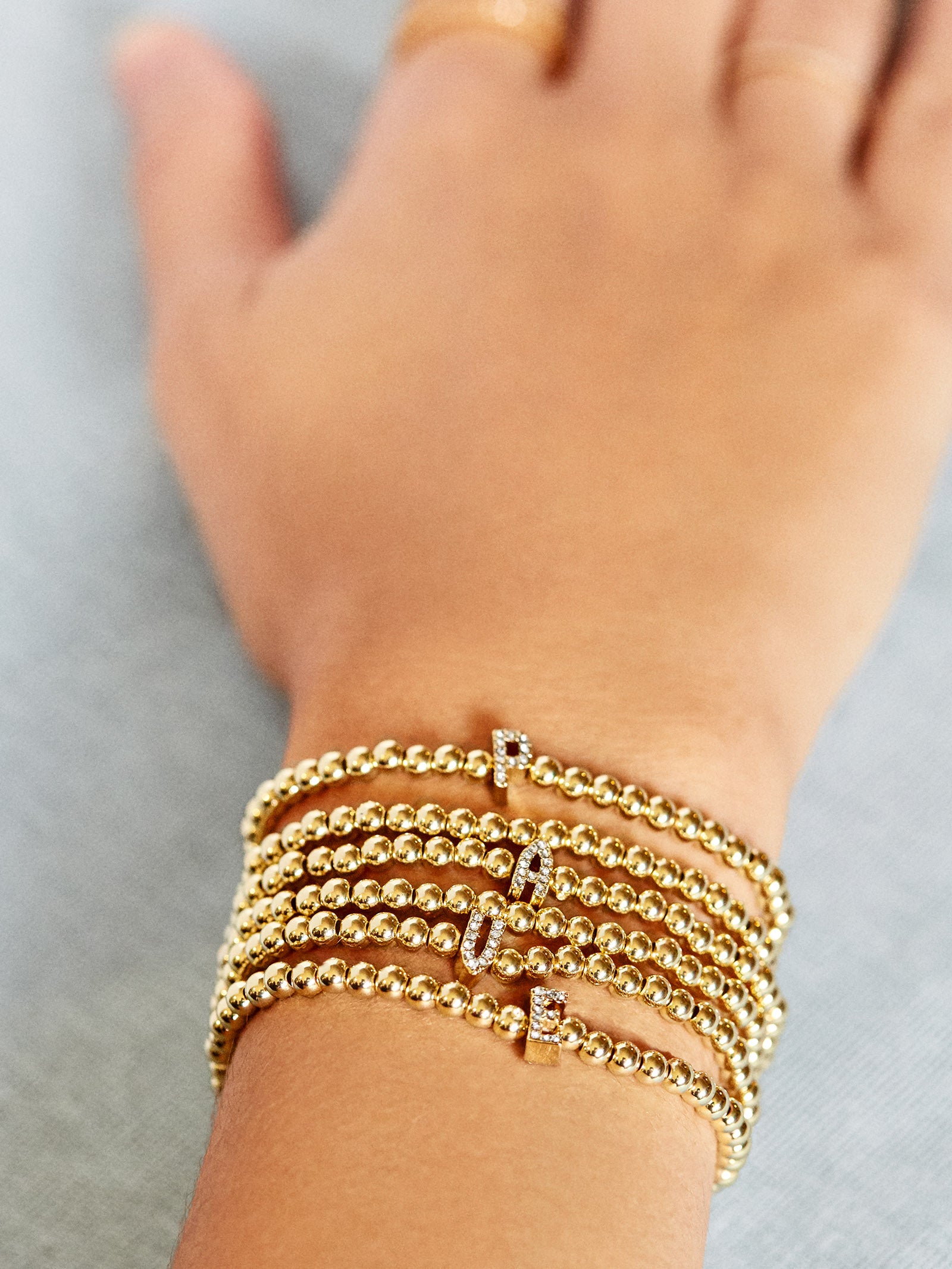Initial Pisa Bracelet - Pav?? Vertical - Image 29