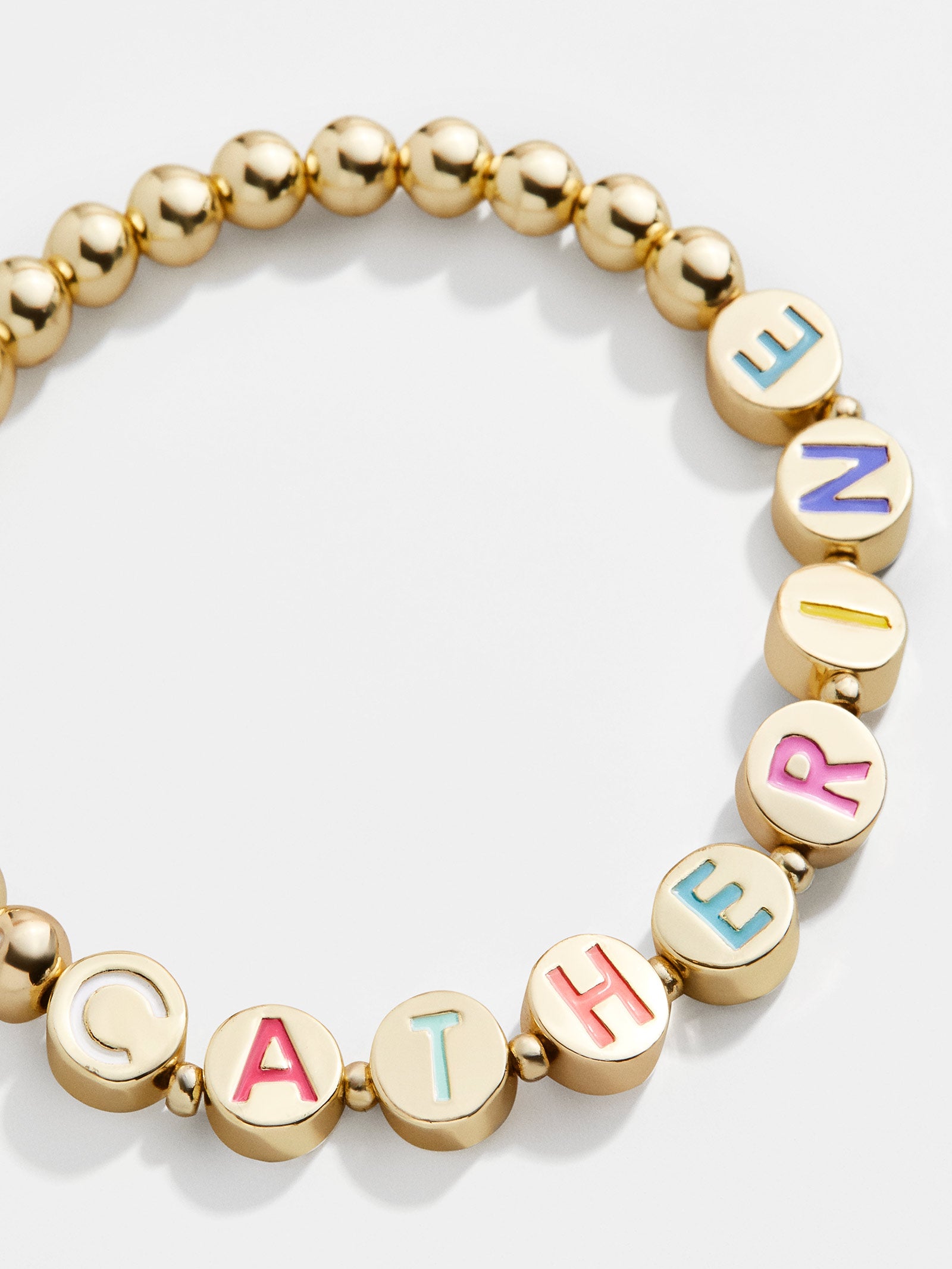 Disc Pisa Kids' Custom Bracelet - Gold/Multi