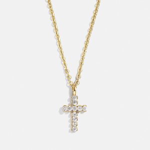 Agape 18K Gold Necklace - Gold/Pav??