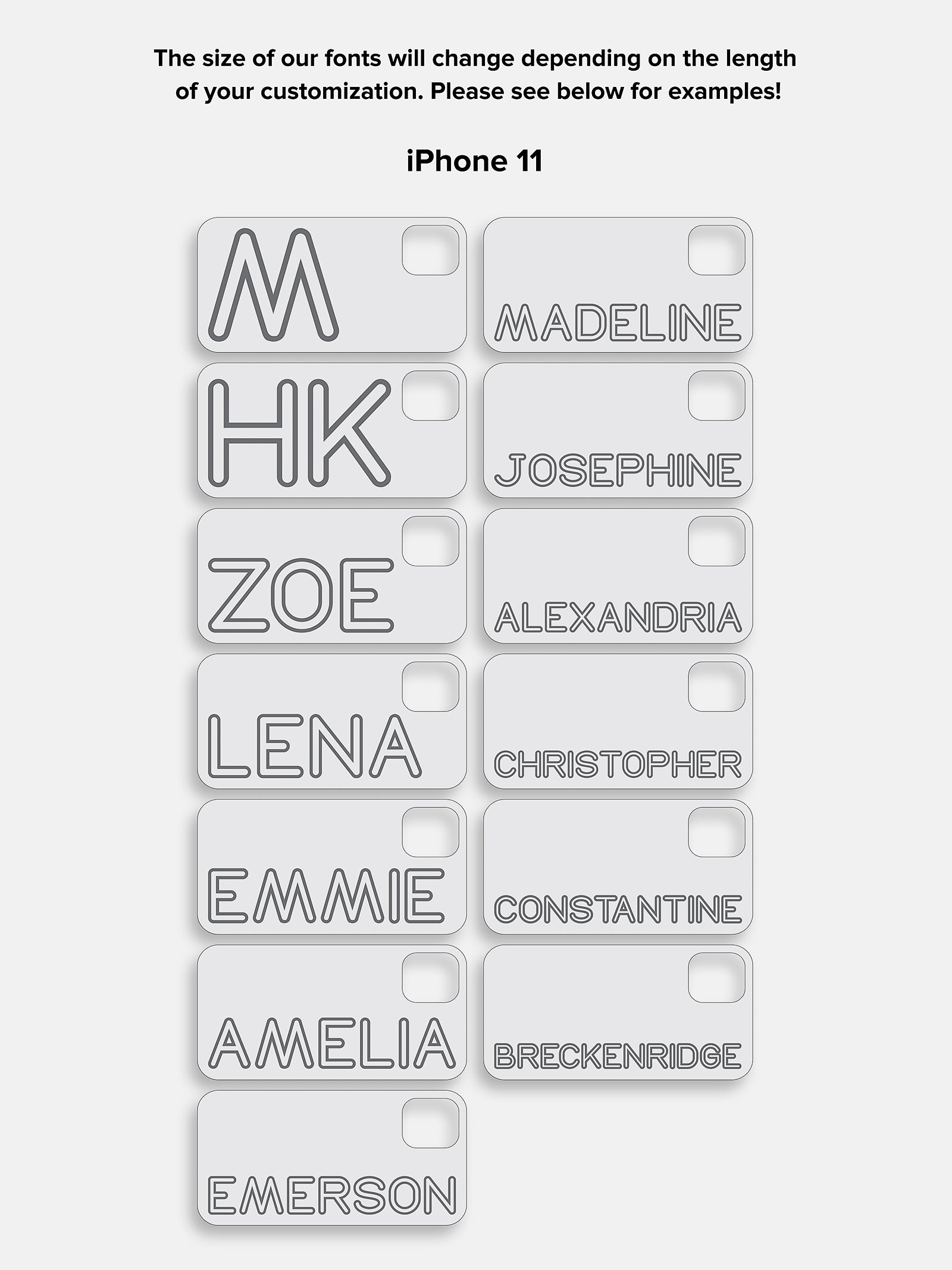 Fine Line Custom iPhone Case - Orange - Image 7