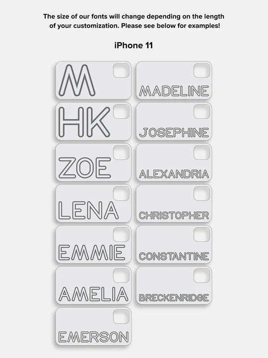 Fine Line Custom iPhone Case - Clear - Image 7