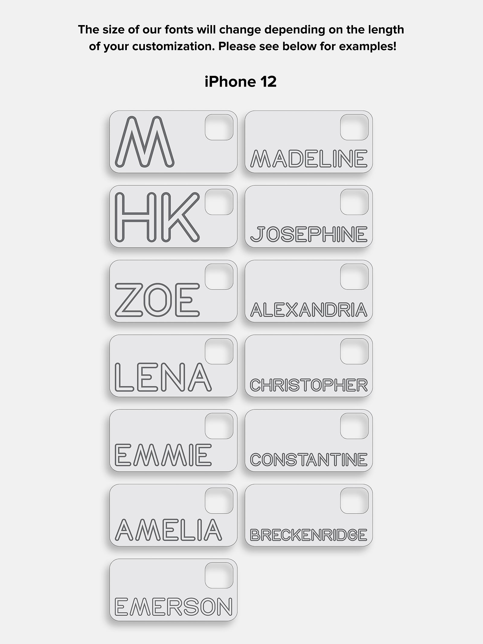Fine Line Custom iPhone Case - Blush/White - Image 10