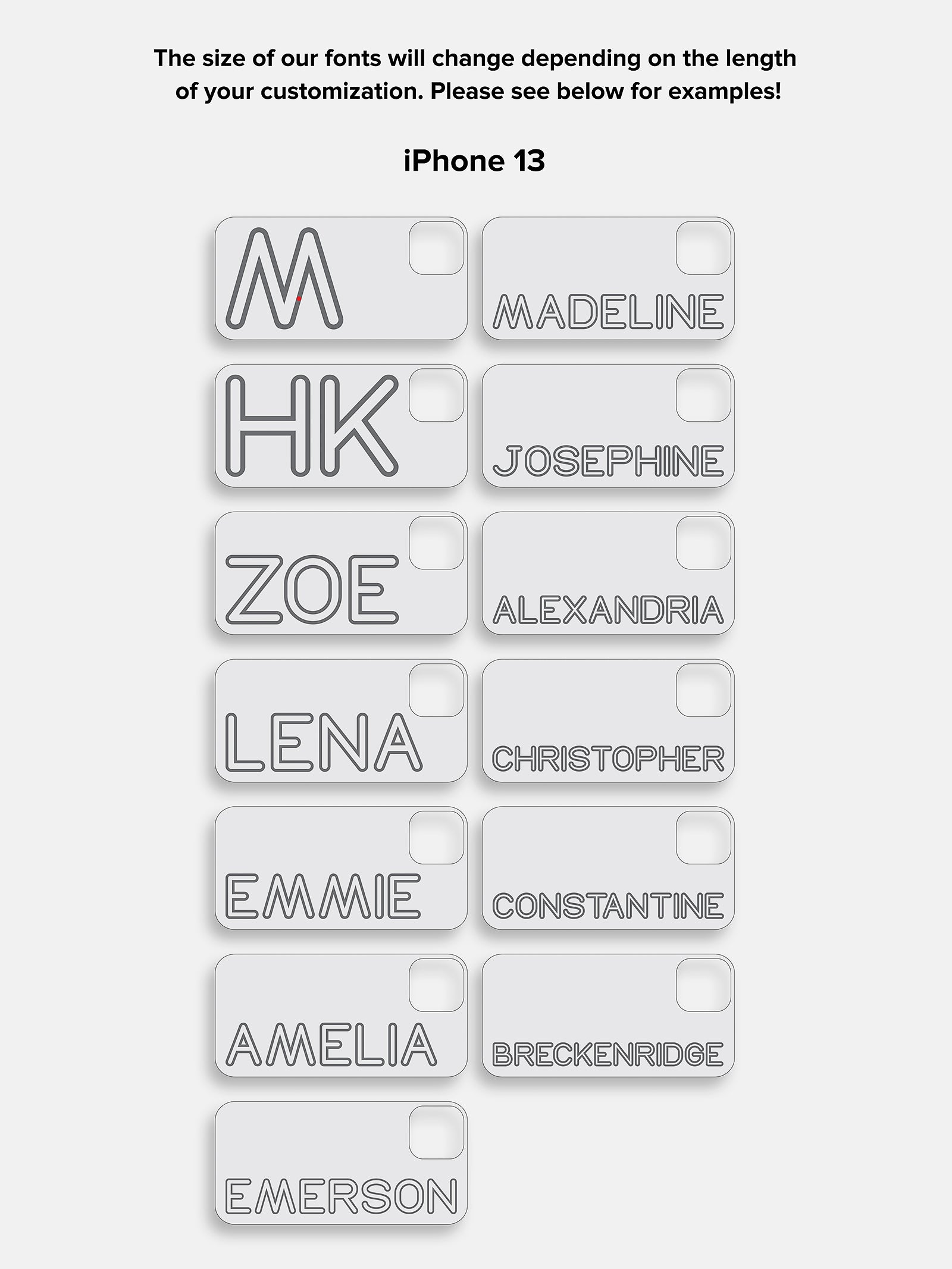 Fine Line Custom iPhone Case - Orange - Image 14