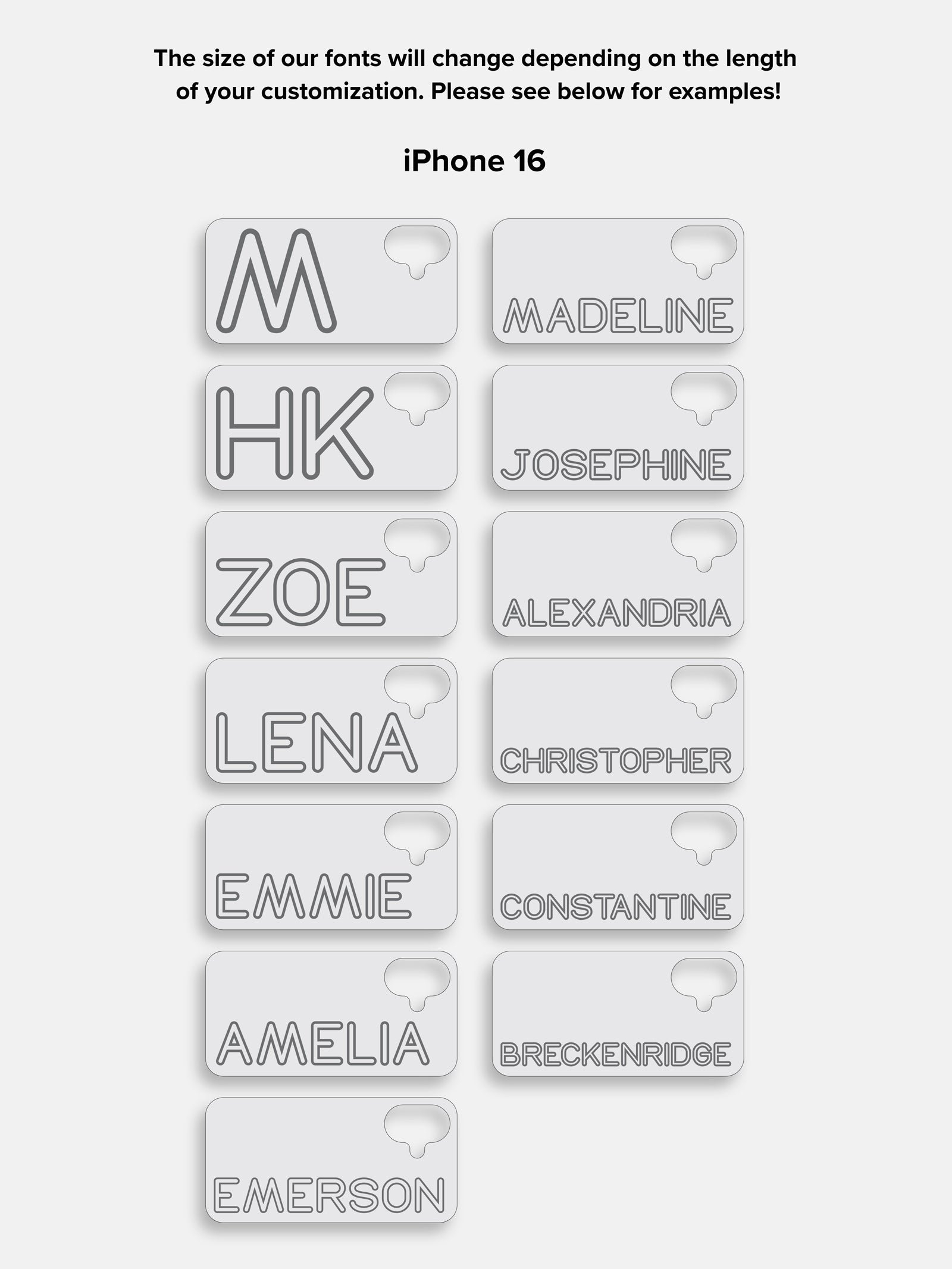 Fine Line Custom iPhone Case - Orange - Image 26