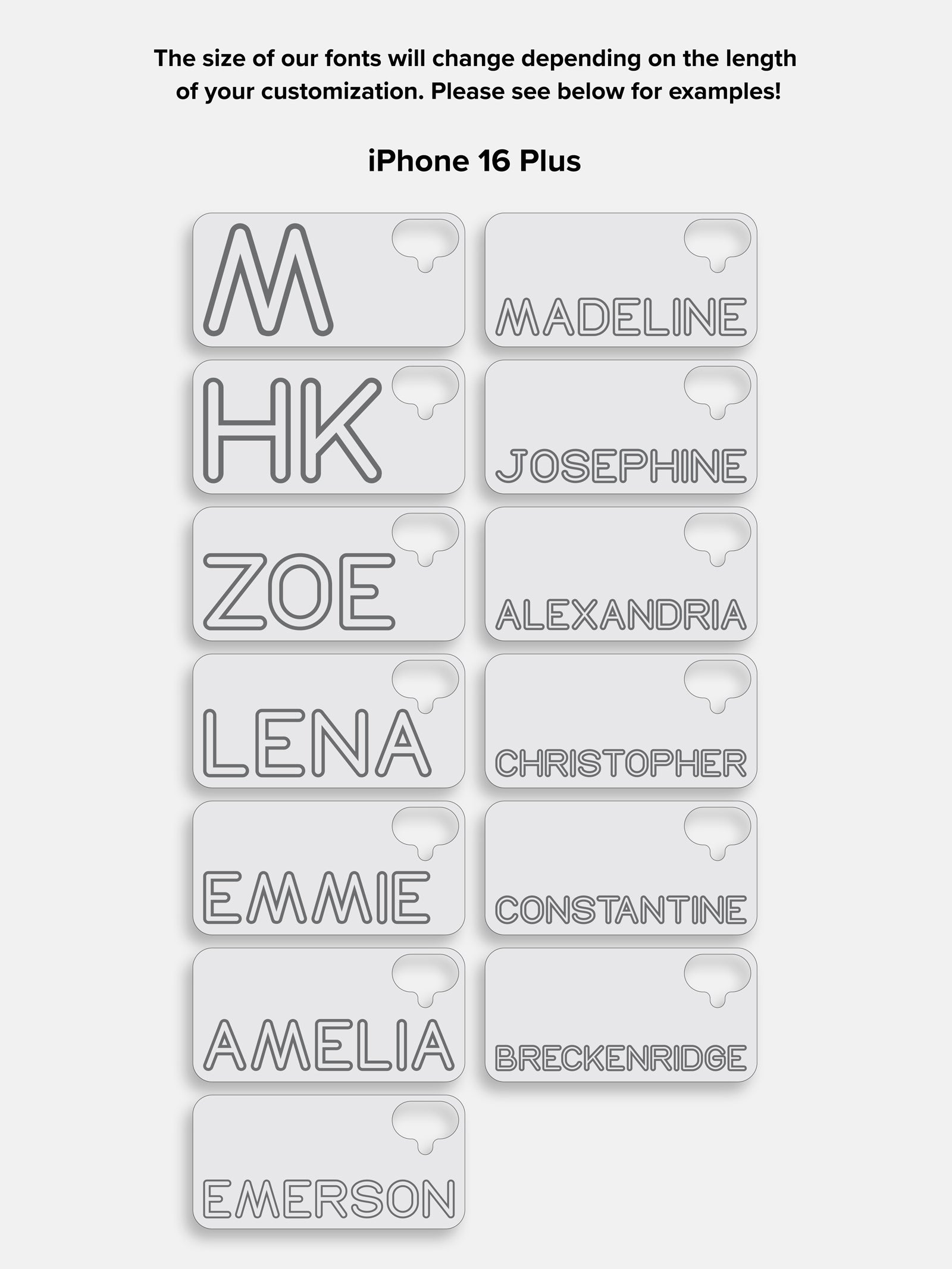 Fine Line Custom IPhone Case - Gray - Image 28