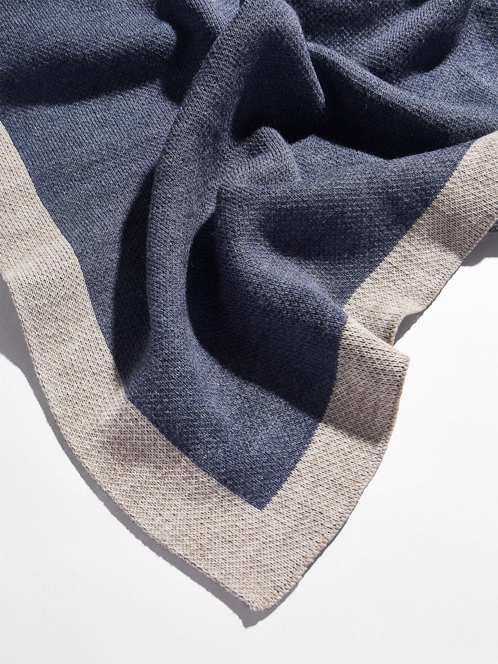 Spell It Out Custom Blanket - Denim Blue/Stone - Image 3