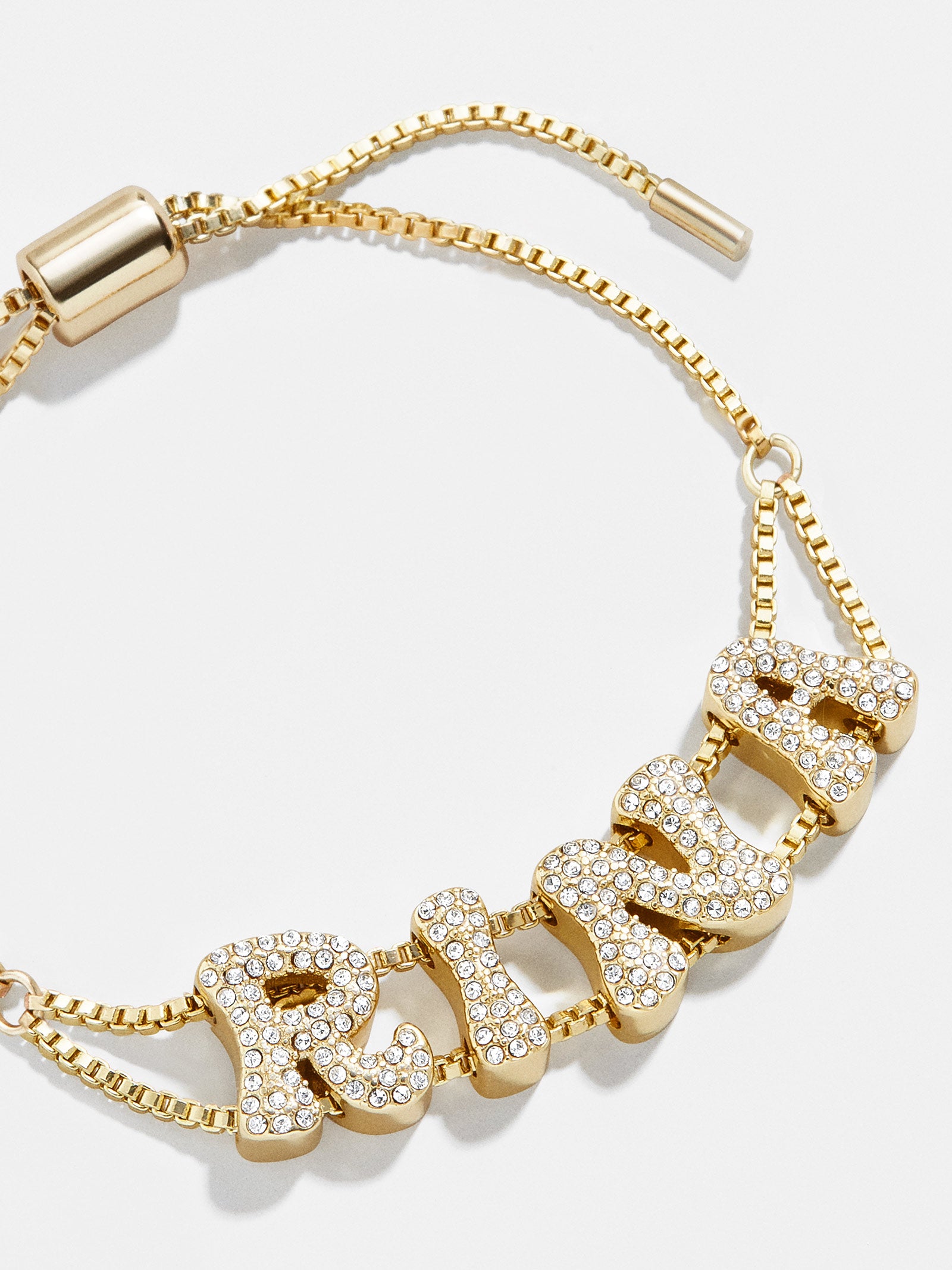 Pav?? Bubble Slider Custom Bracelet - Pav?? Bubble Double Strand