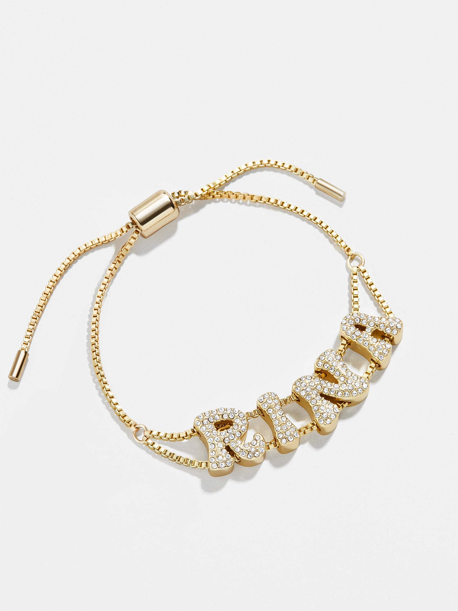 Pav?? Bubble Slider Custom Bracelet - Pav?? Bubble Double Strand - Image 3