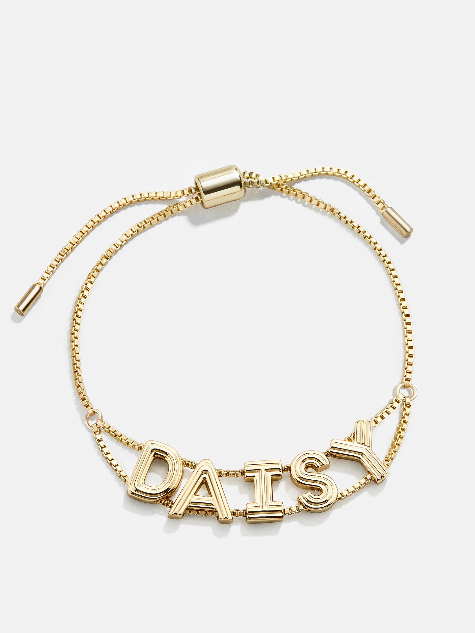 Retro Slider Custom Bracelet - Etched Gold - Image 4