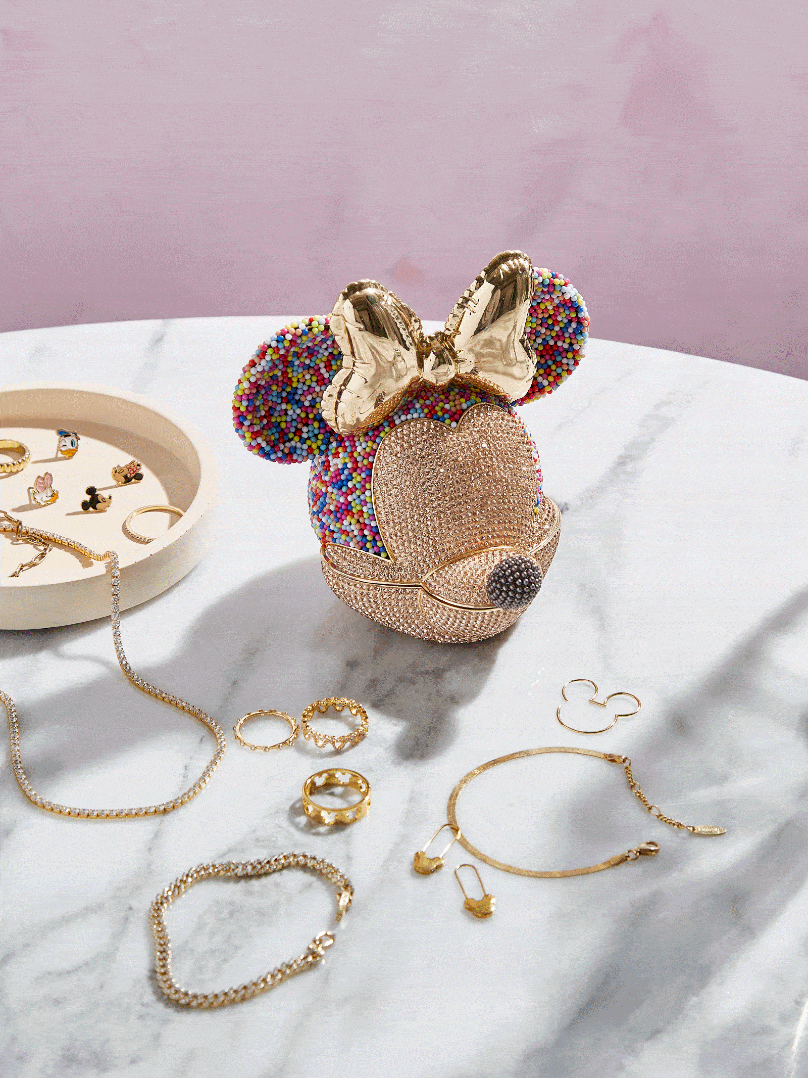 Minnie Mouse Disney Catchall - Gold/Multi - Image 2