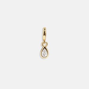 Birthstone Cluster Charm - Crystal
