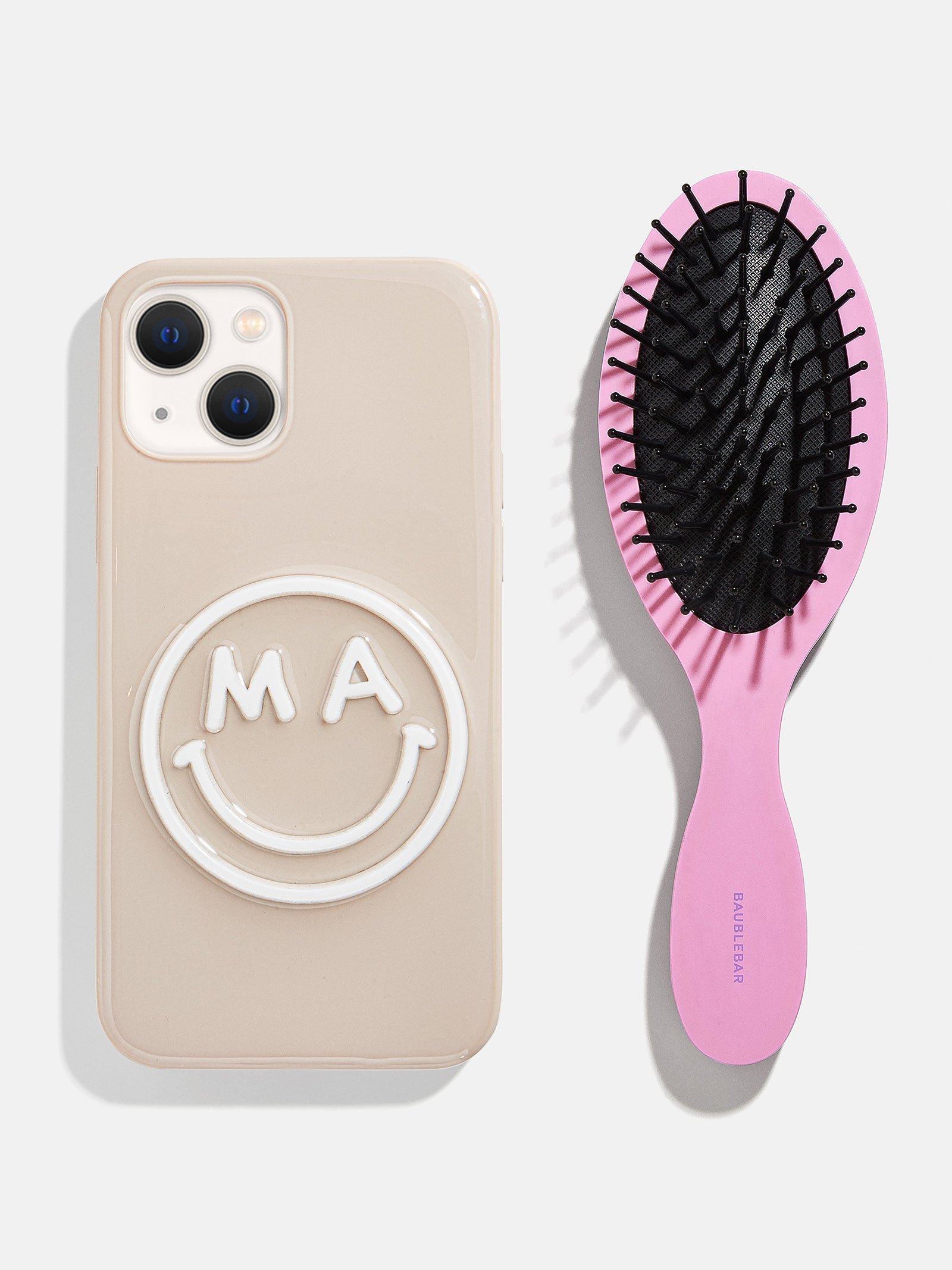 Mini Fine Line Custom Hair Brush - Light Brown/Dark Brown - Image 6