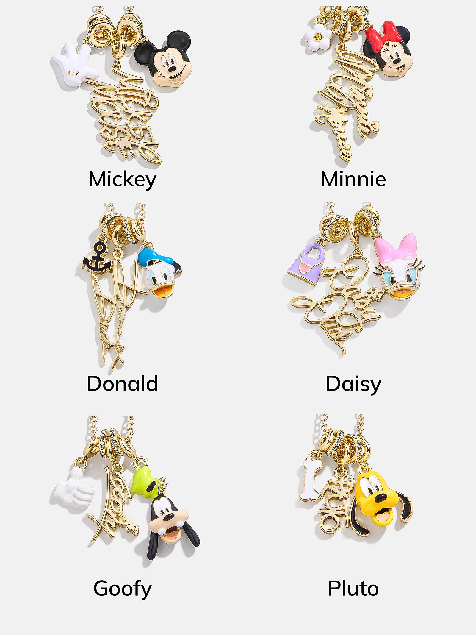 Disney Daisy Duck Cluster Charm Necklace - Daisy Duck - Image 6