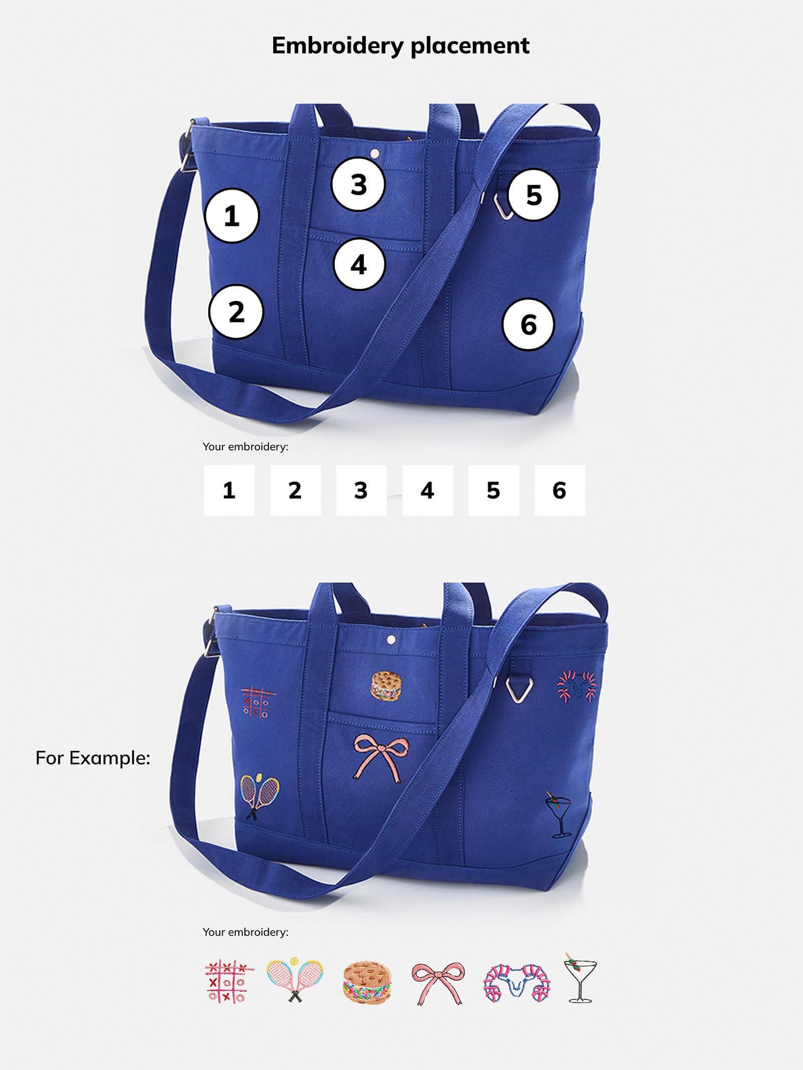 Large Custom Icon Tote - Large - Image 40