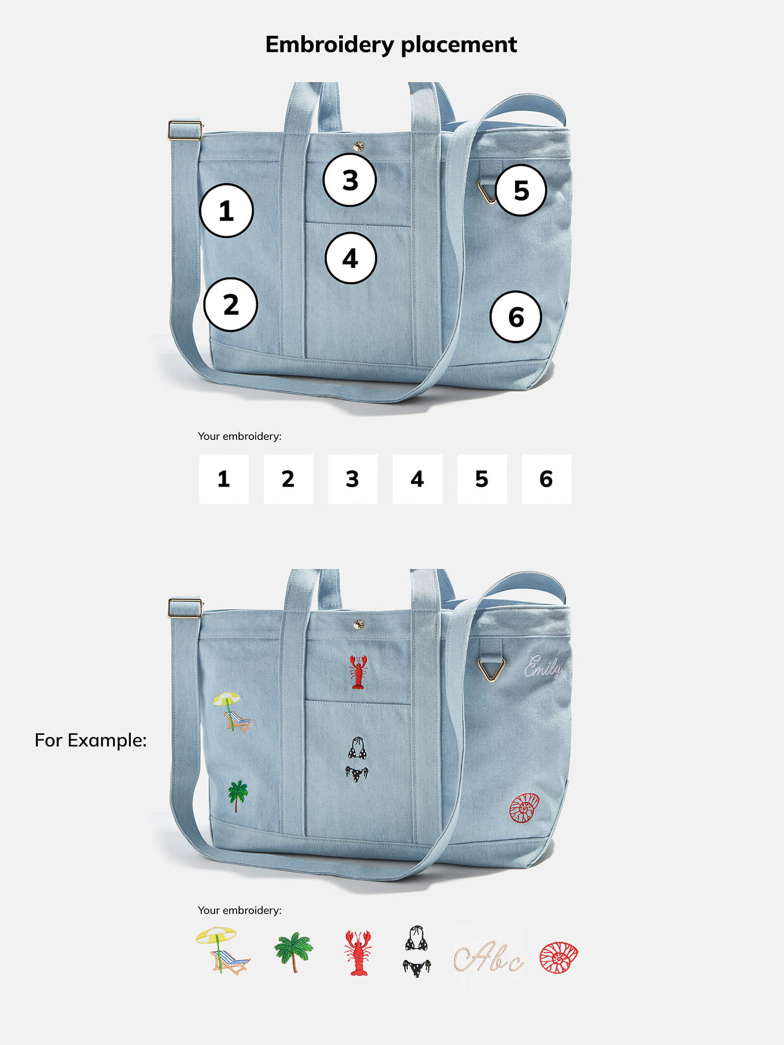 Large Custom Icon Tote - Large - Image 58