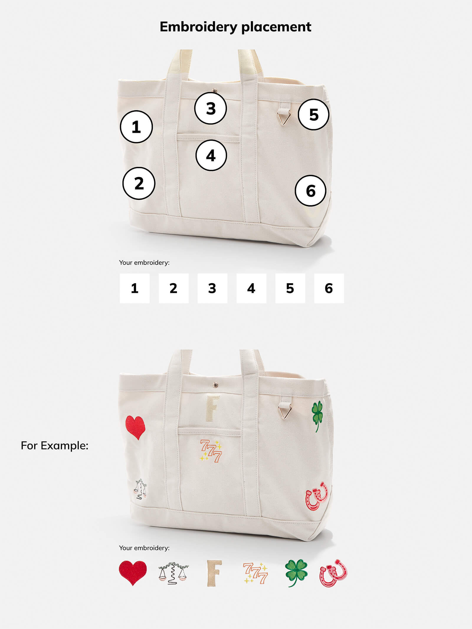 Large Custom Icon Tote - Large - Image 5