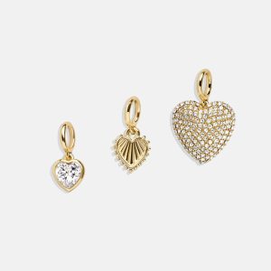 Heart Cluster Charm - Heart Gem