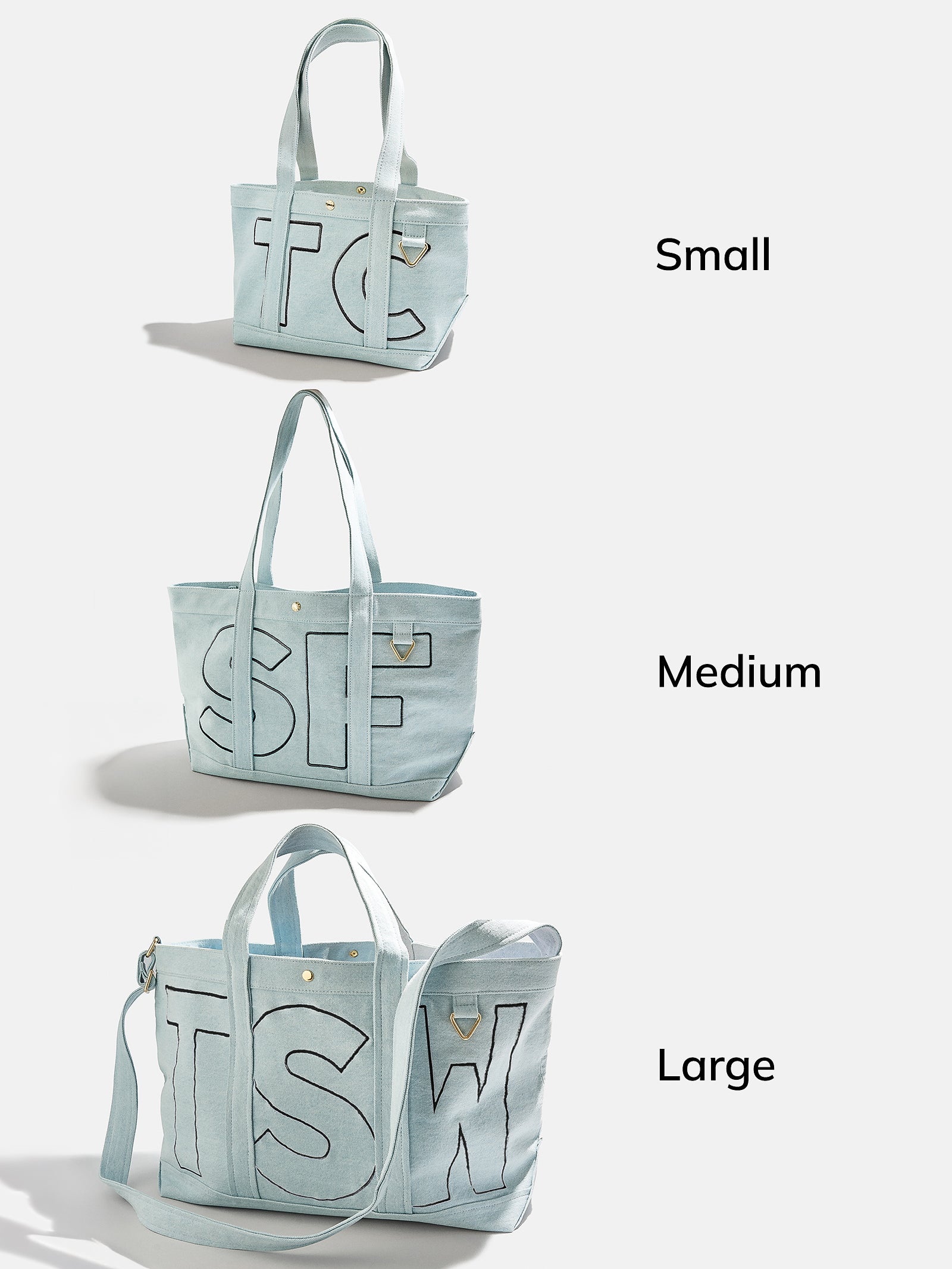 Custom Alpha Tote - Blue Denim - Image 12