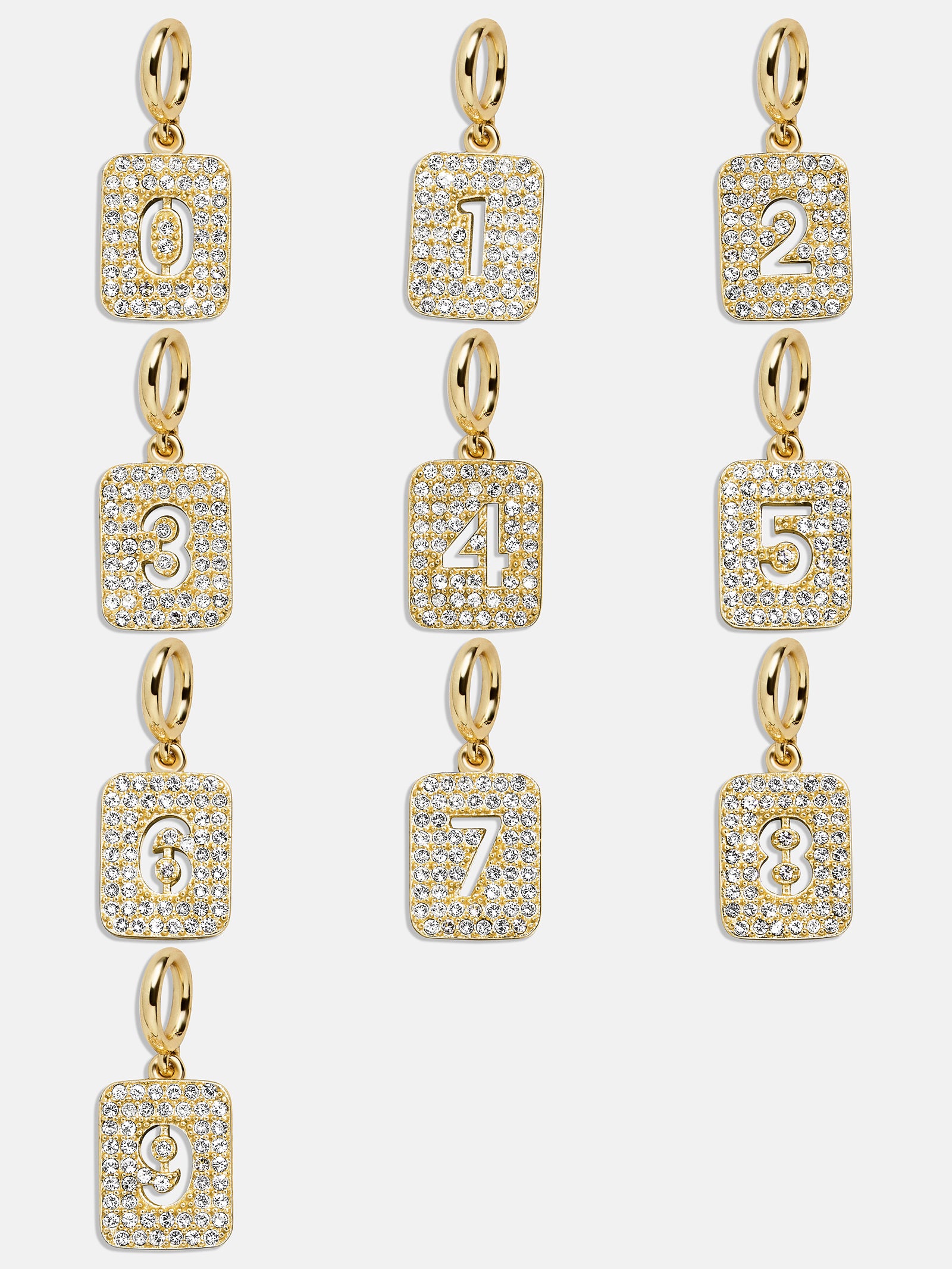 Block Pav?? Number Cluster Charm - 0 - Image 4