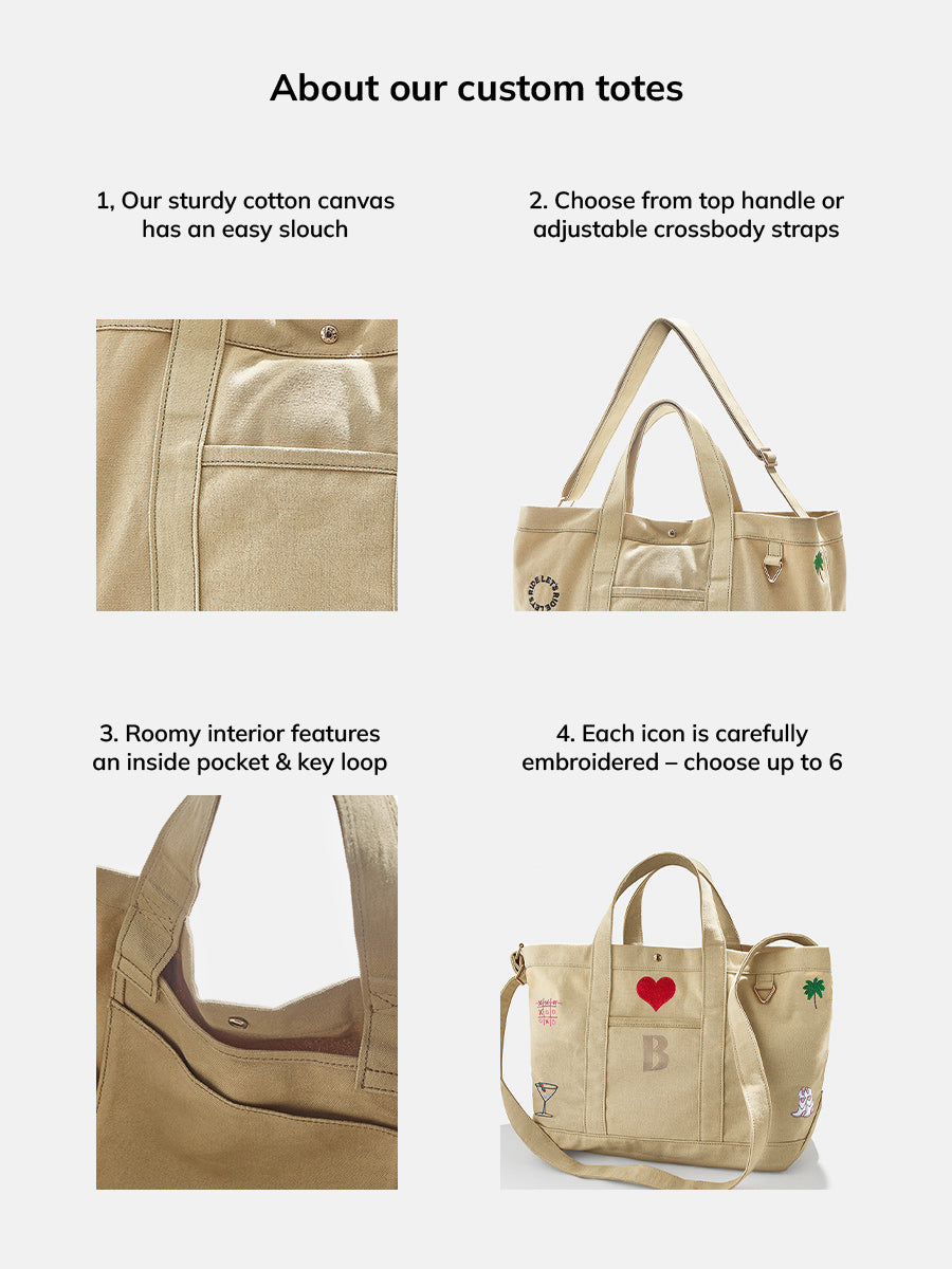 Large Custom Icon Tote - Large - Image 25