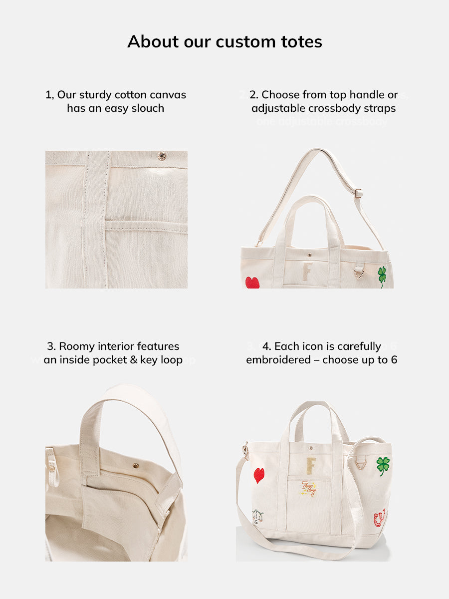 Large Custom Icon Tote - Large - Image 7