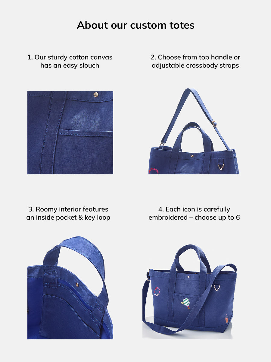 Large Custom Icon Tote - Large - Image 42