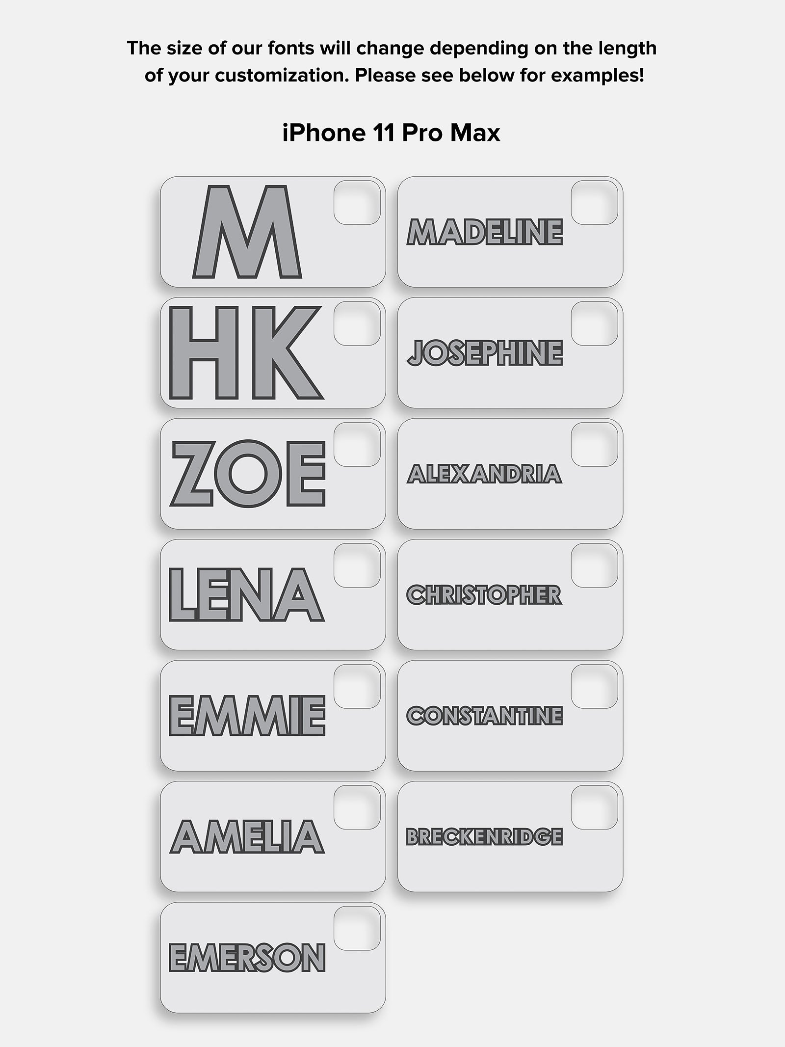 Block Font Custom iPhone Case - Beige/Brown - Image 8