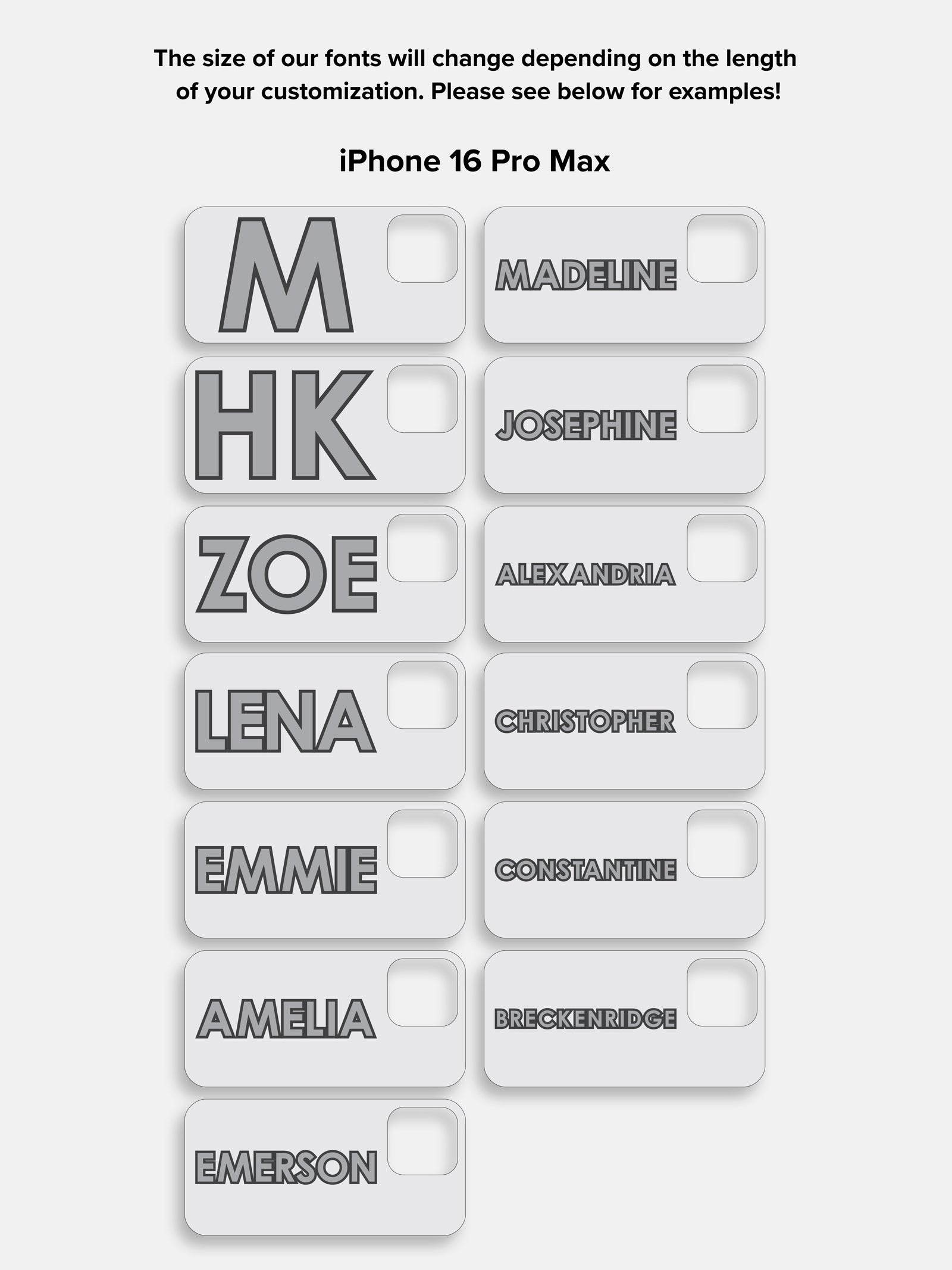 Block Font Custom iPhone Case - Beige/Brown - Image 26