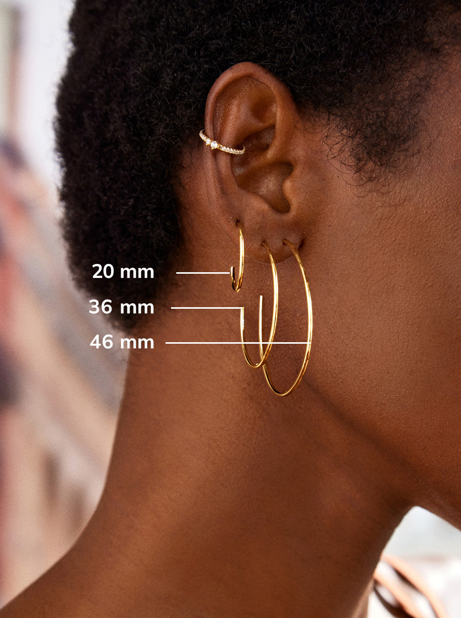 Dalilah Earrings - 20MM - Image 5