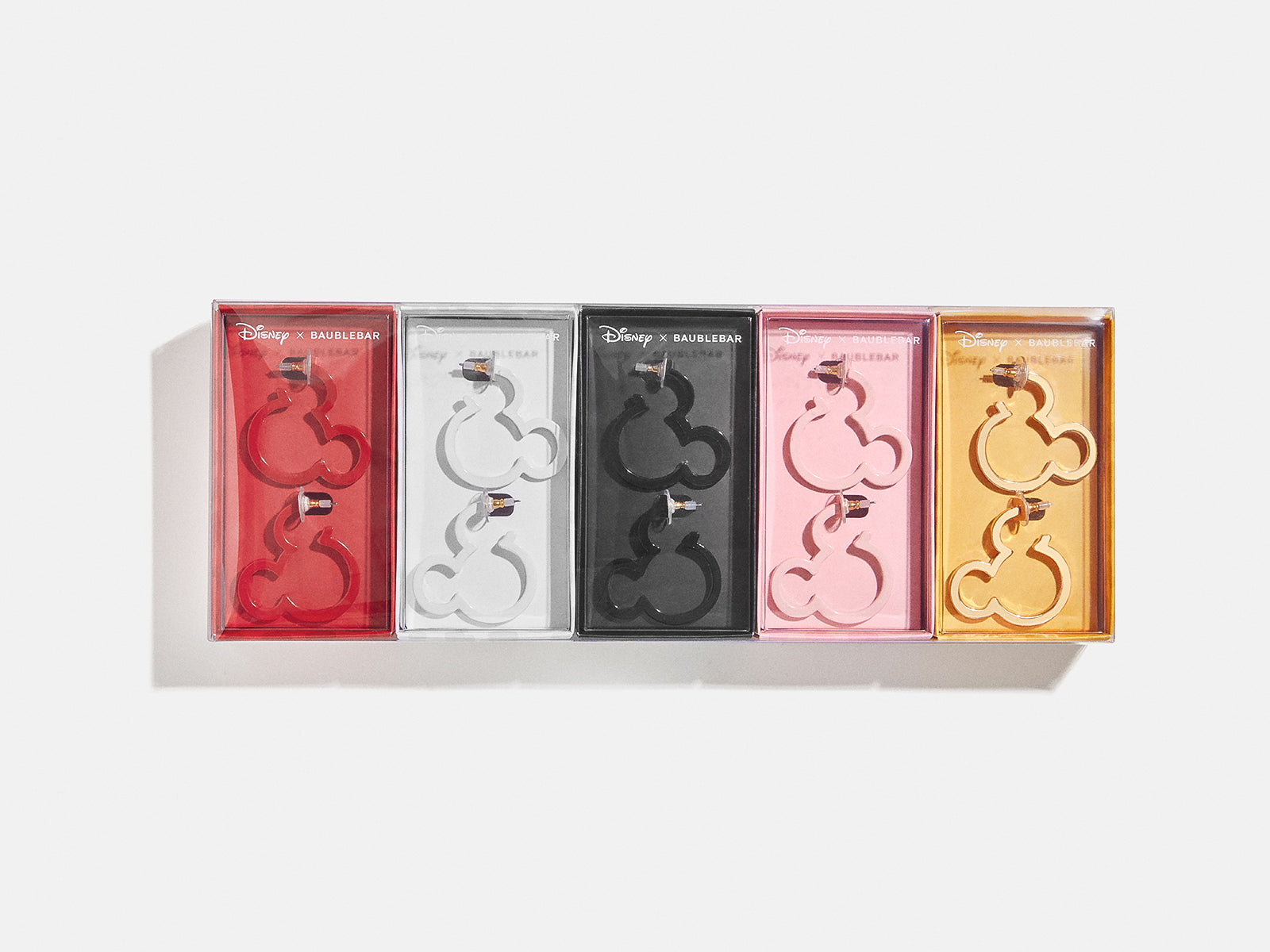 Mickey Mouse Disney Hoop Earrings Set - Multi - Image 7